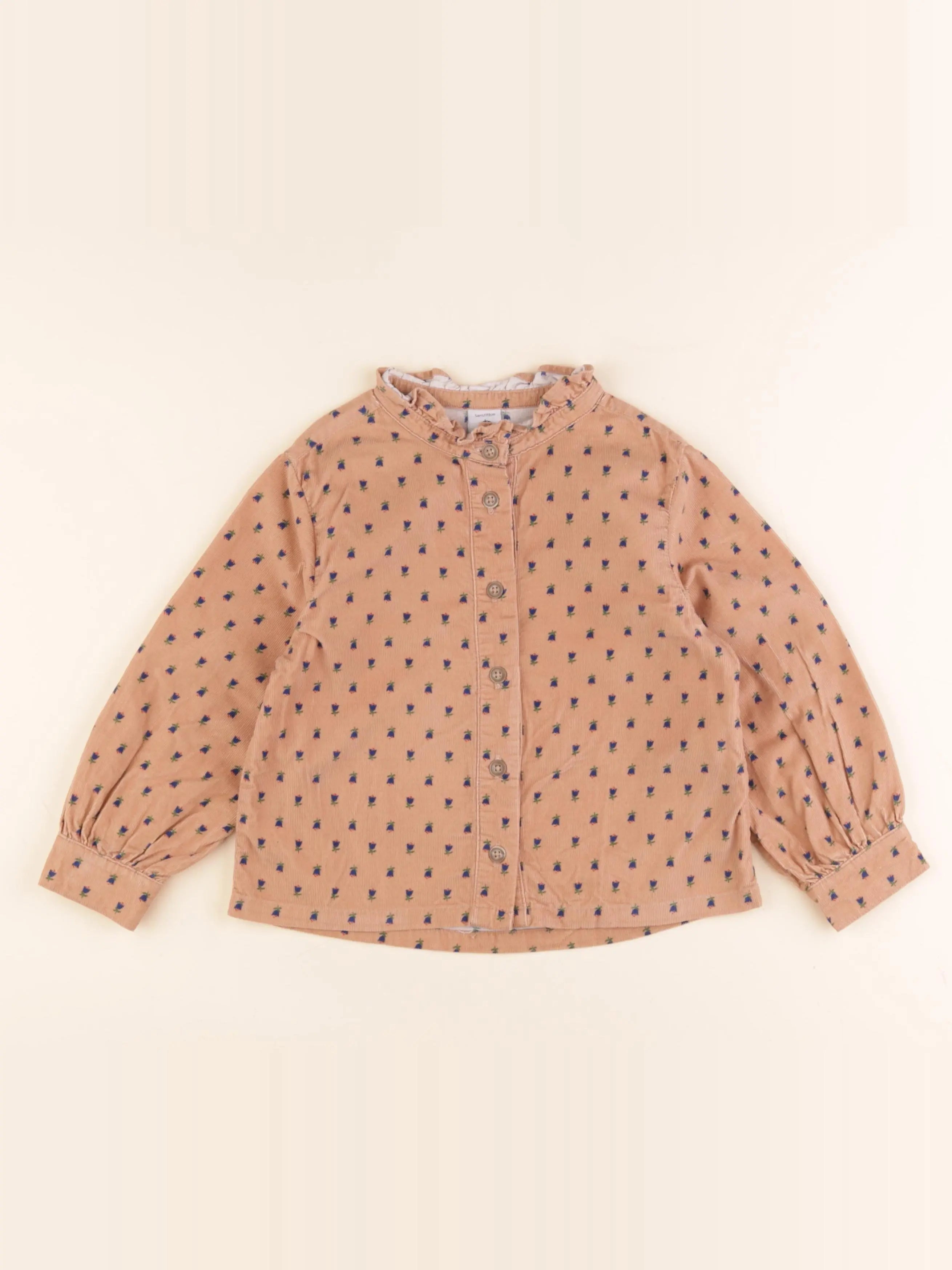 Petit Bateau - blouse marron - 5 ans