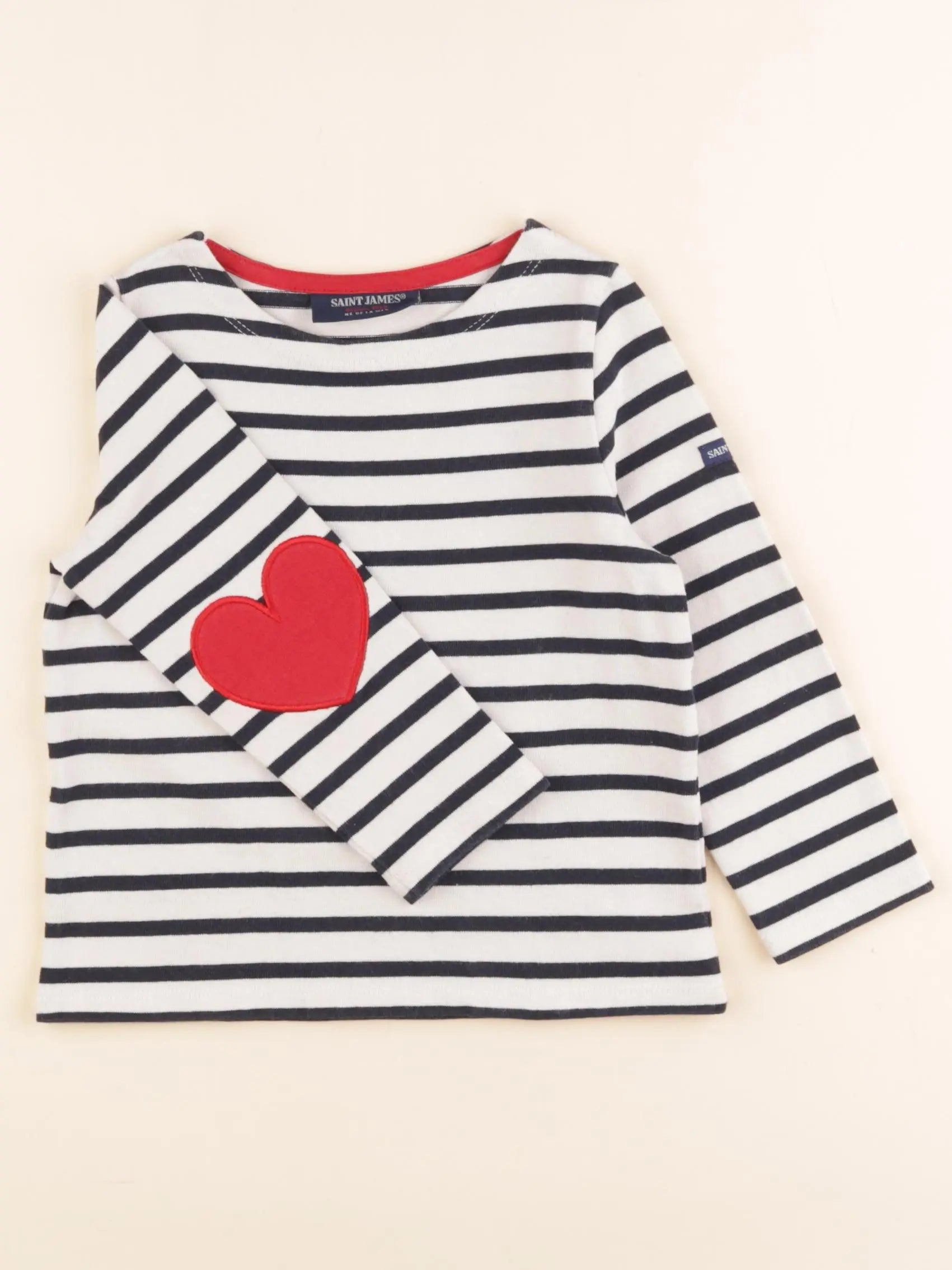 Saint James - sweat bleu, blanc - 4 ans