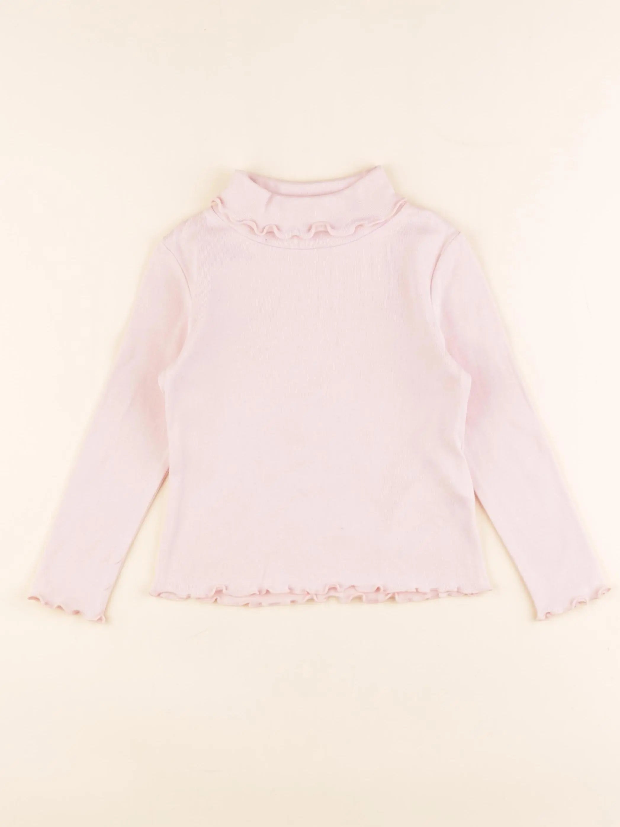 Cyrillus - sous-pull rose - 4 ans