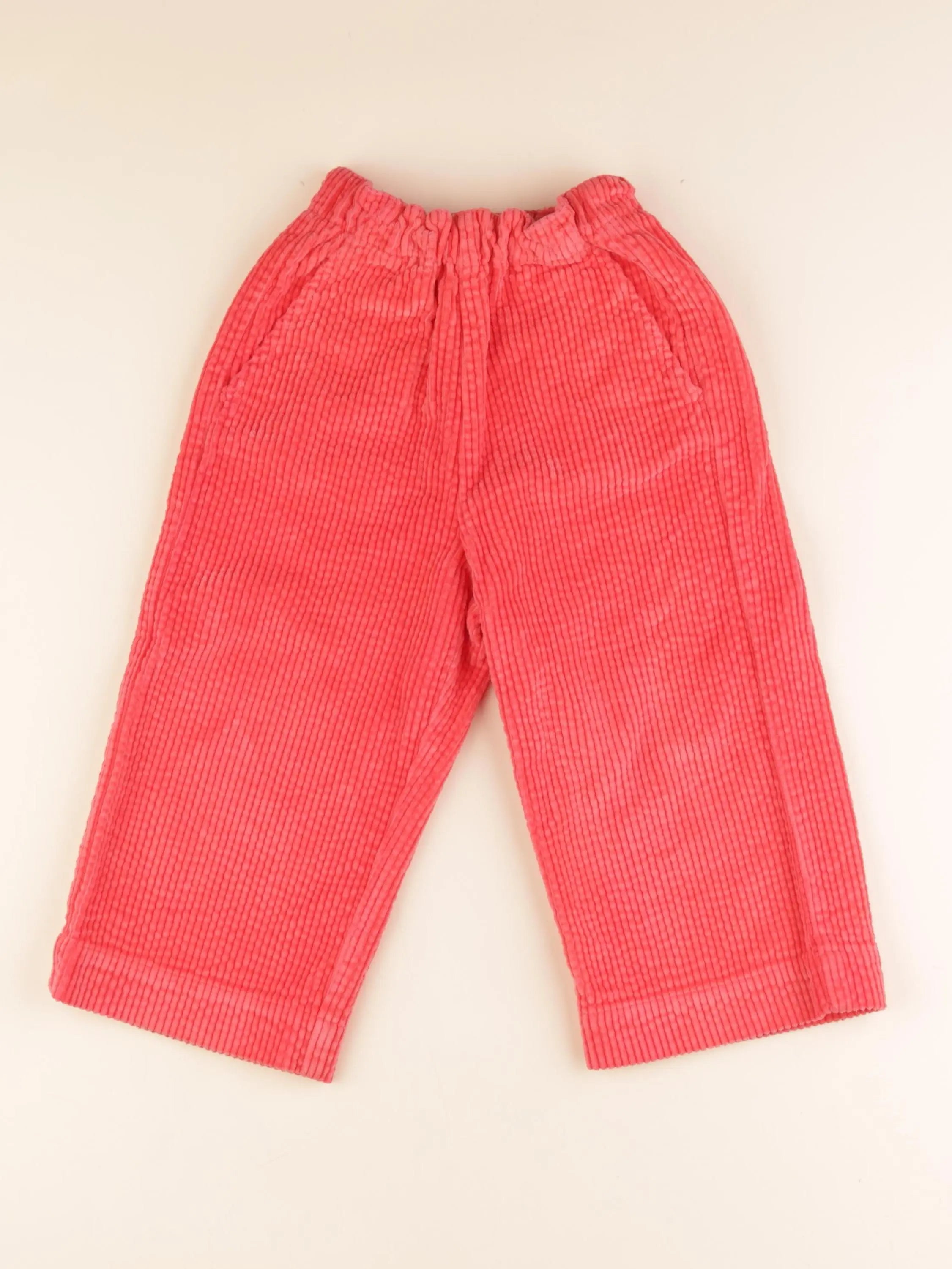 Smallable Basics - pantalon rouge - 4 ans