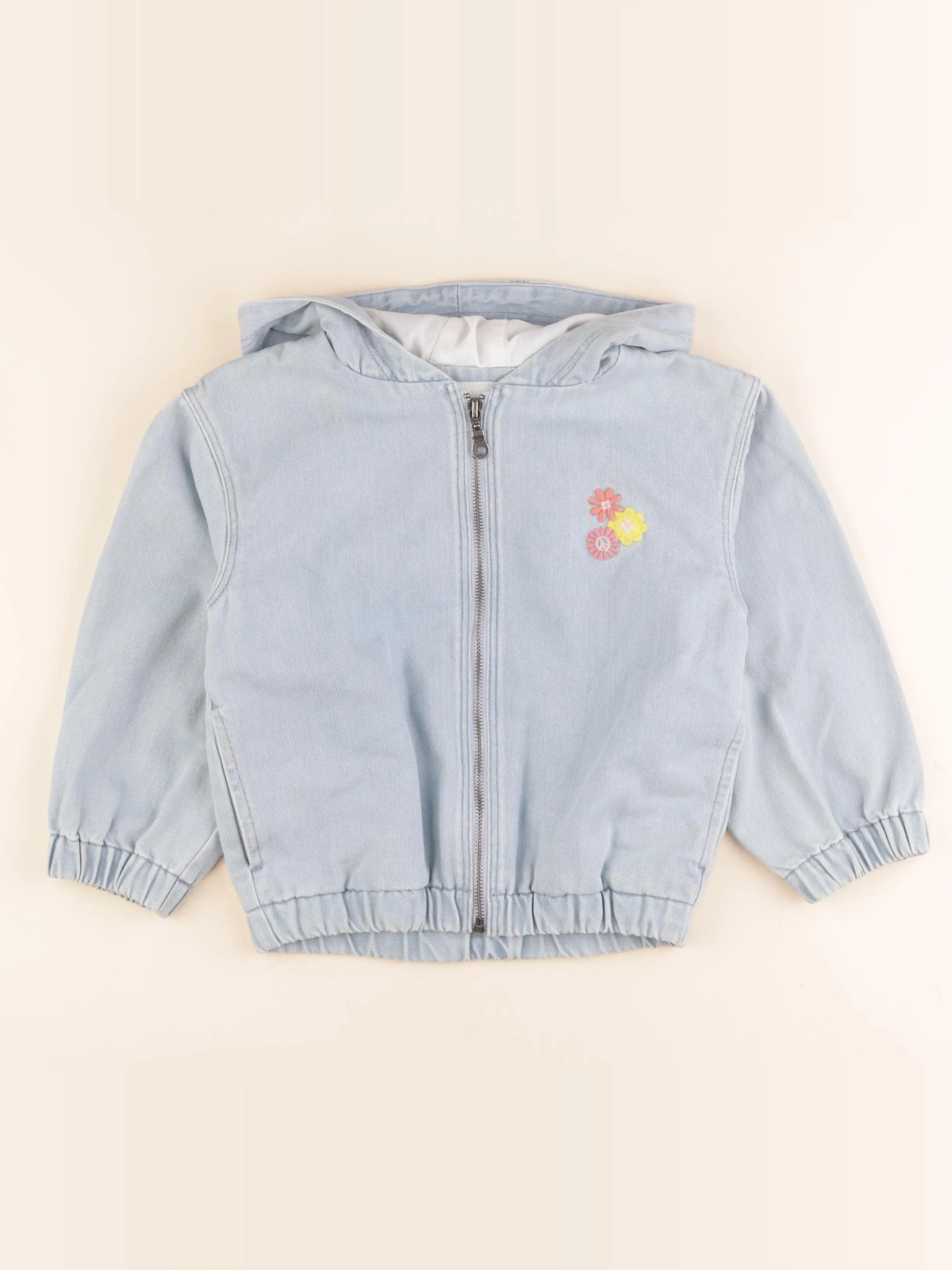 Hundred Pieces - veste doublé bleu - 4 ans