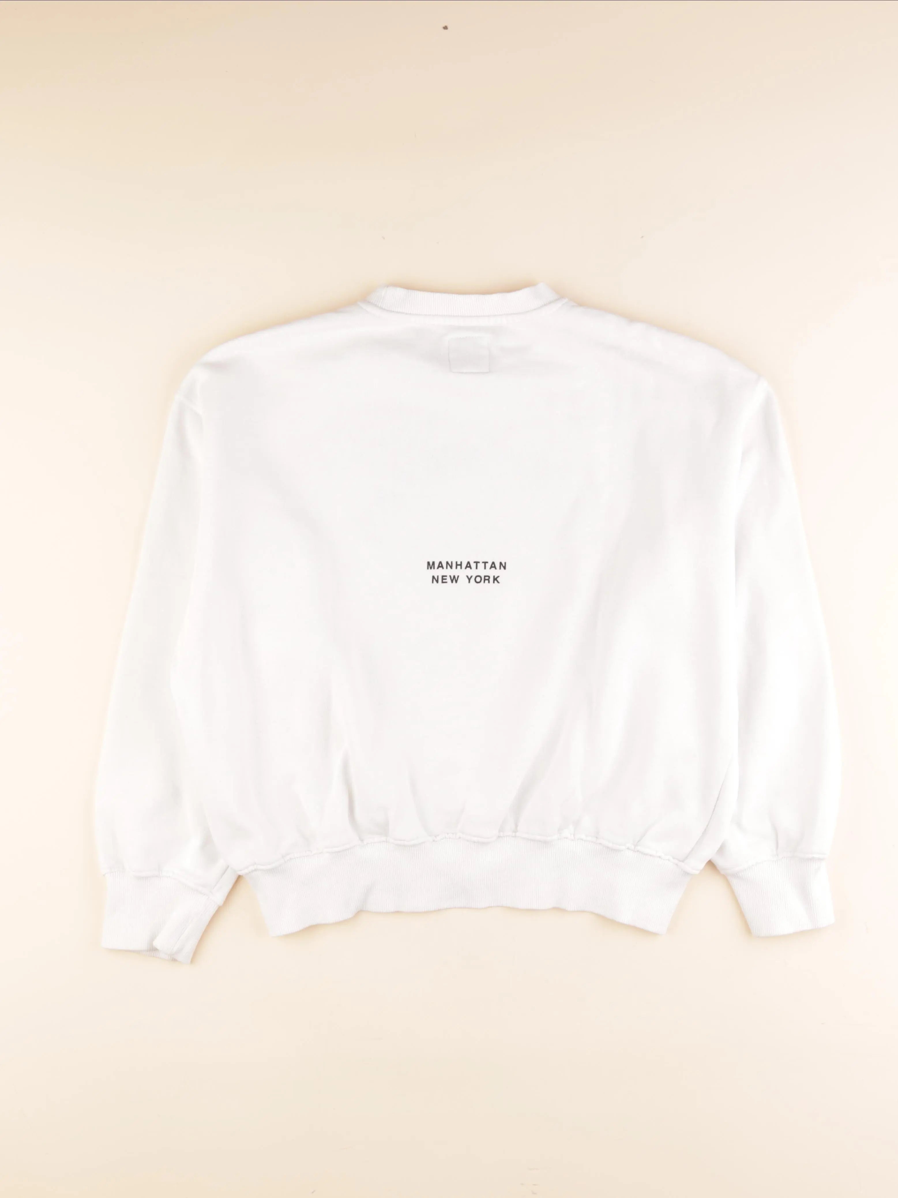 Zara - sweat imprimé au dos blanc - 12/13 ans