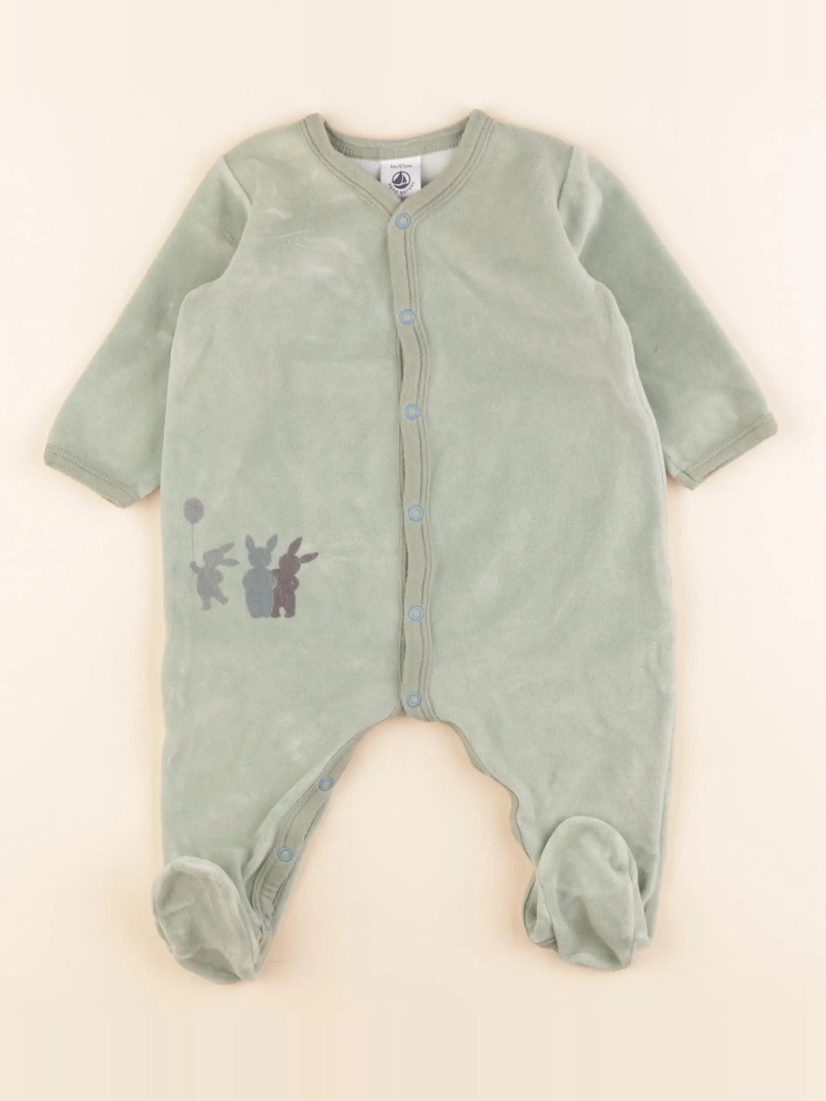 Pyjama velours vert