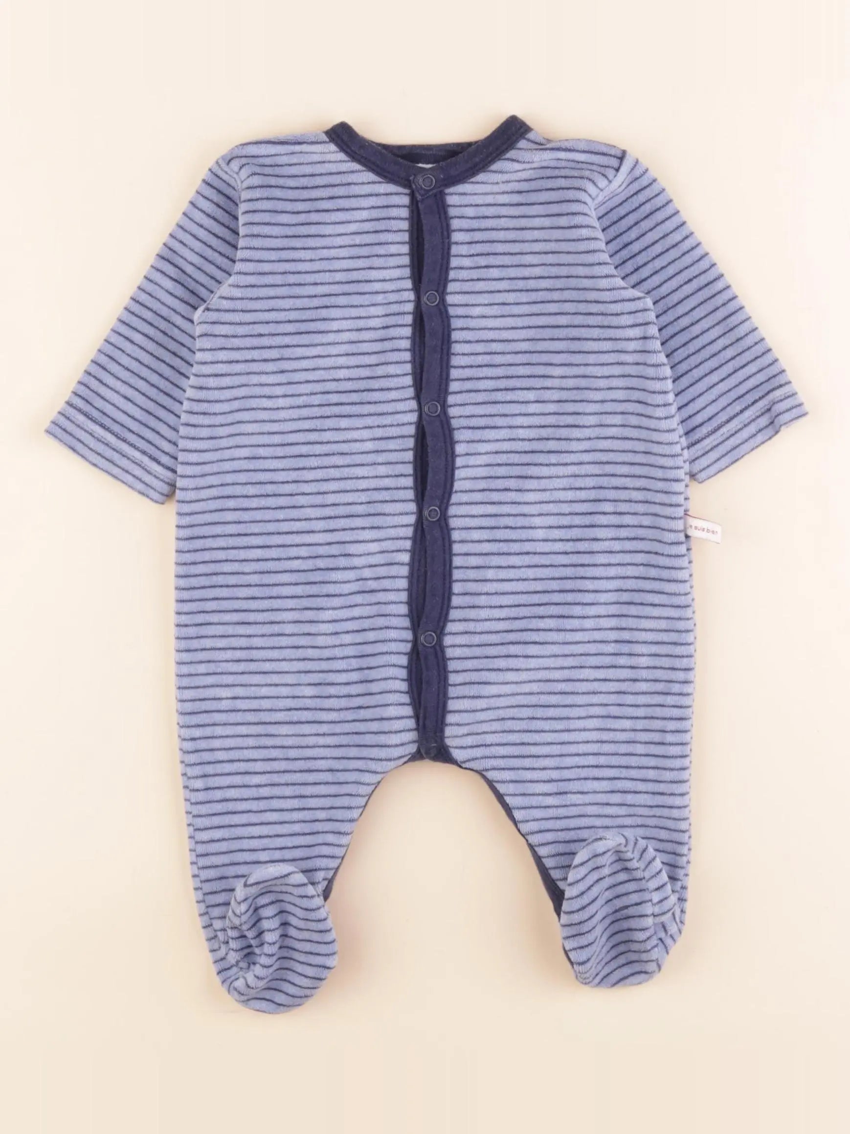 Pyjama velours bleu