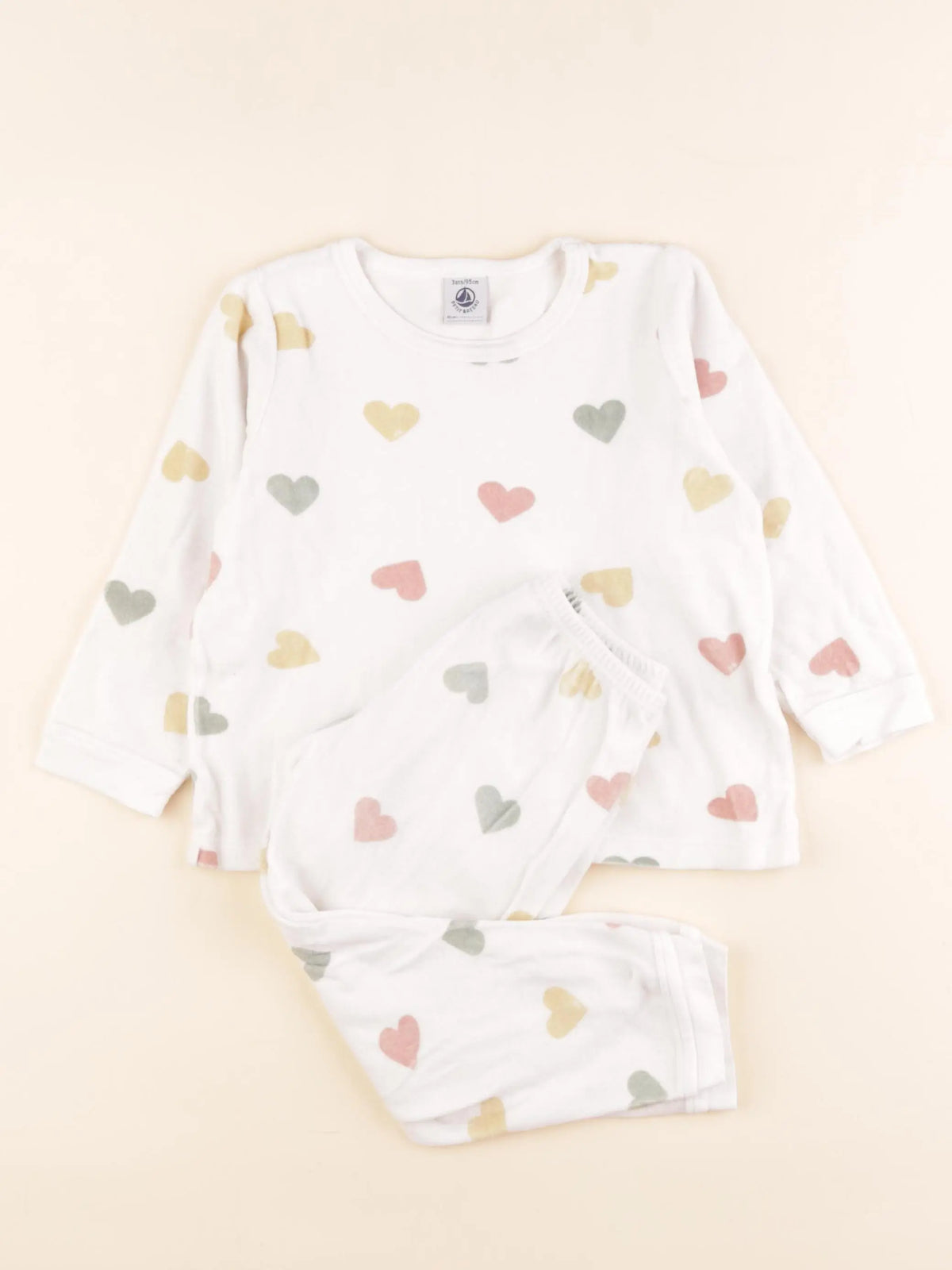 Pyjama velours blanc