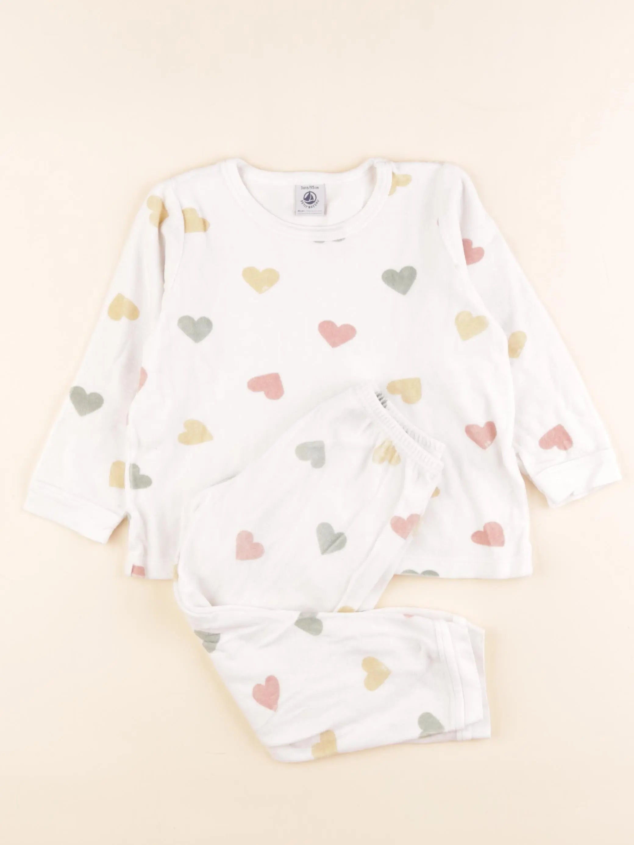 Pyjama velours blanc