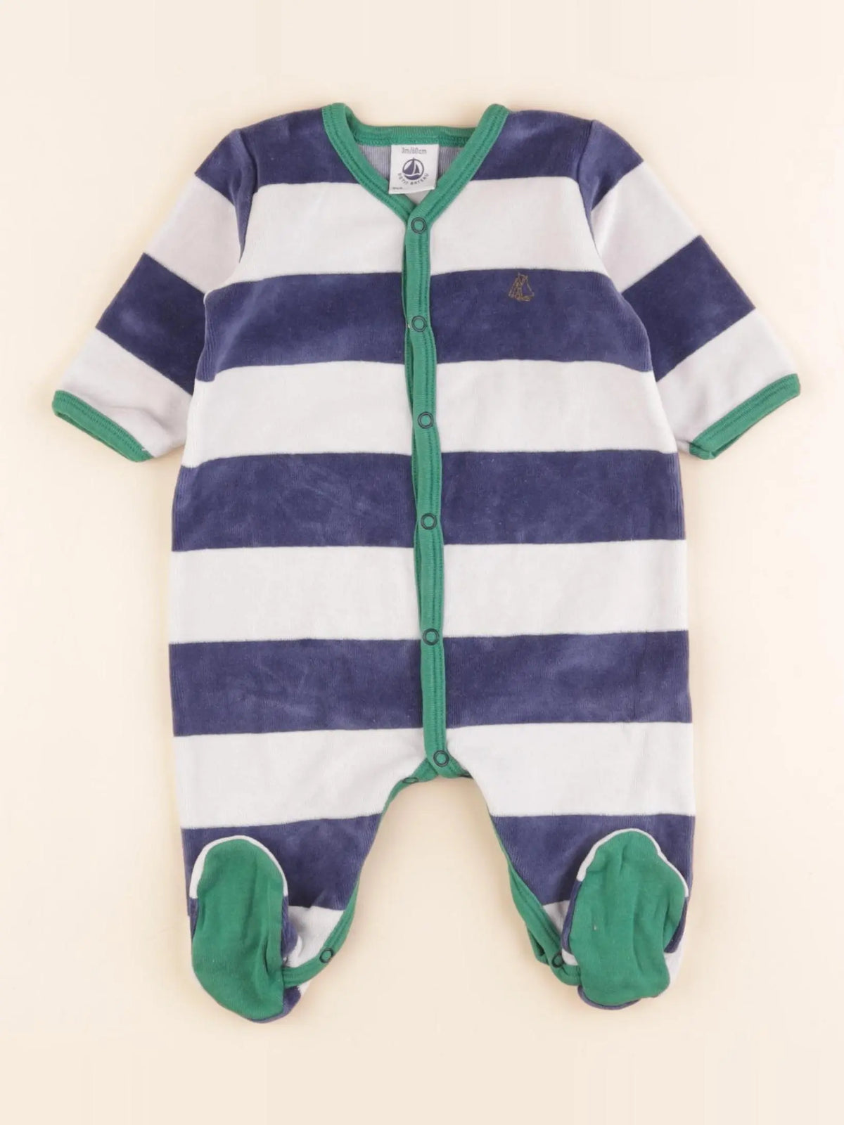 Pyjama velours bleu