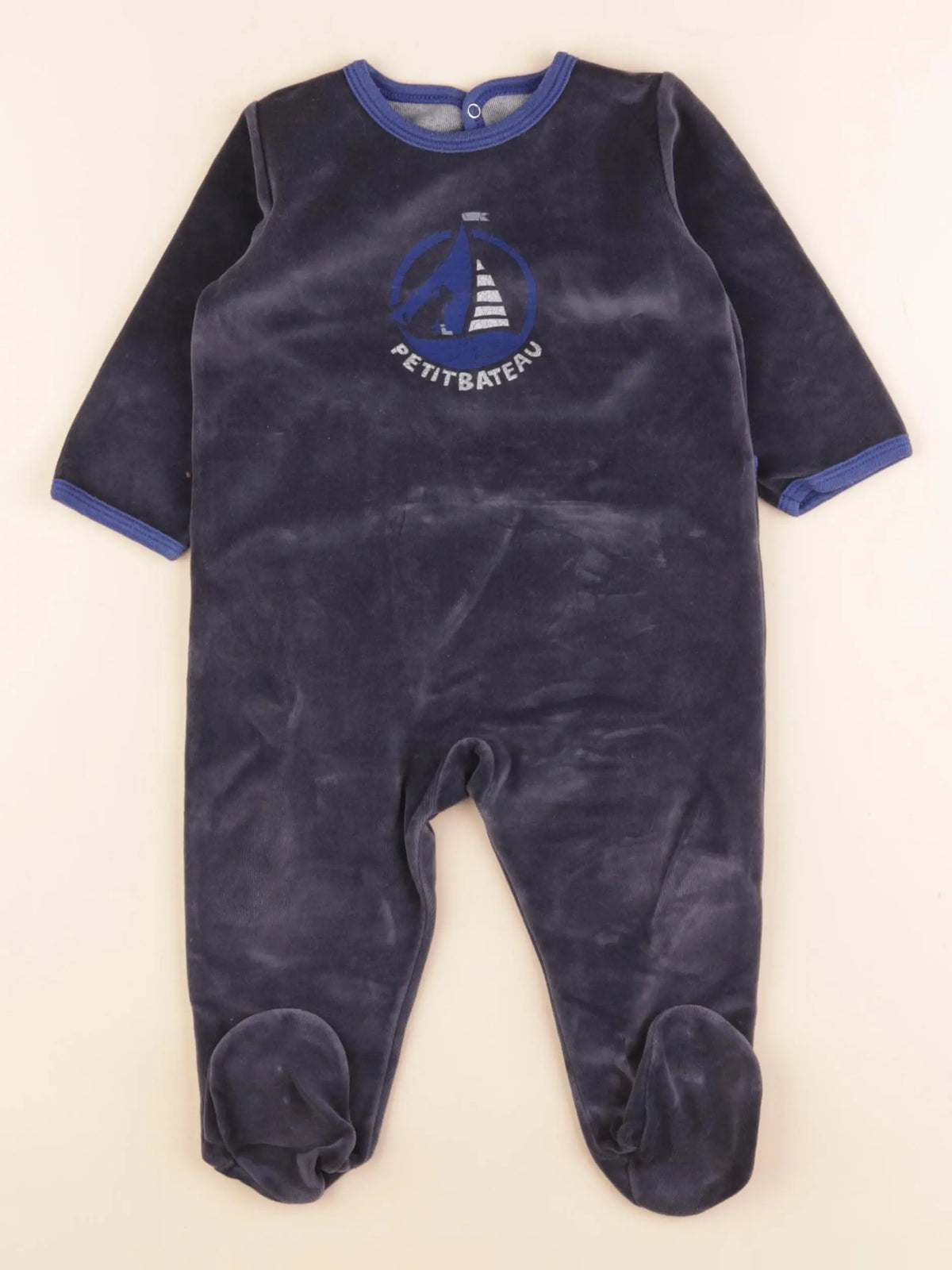 Pyjama velours bleu