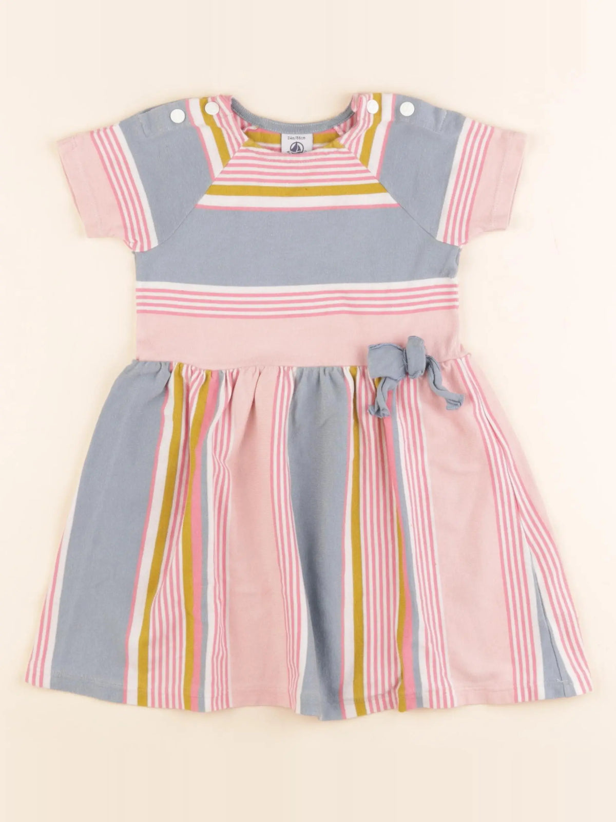 Robe bleu, rose