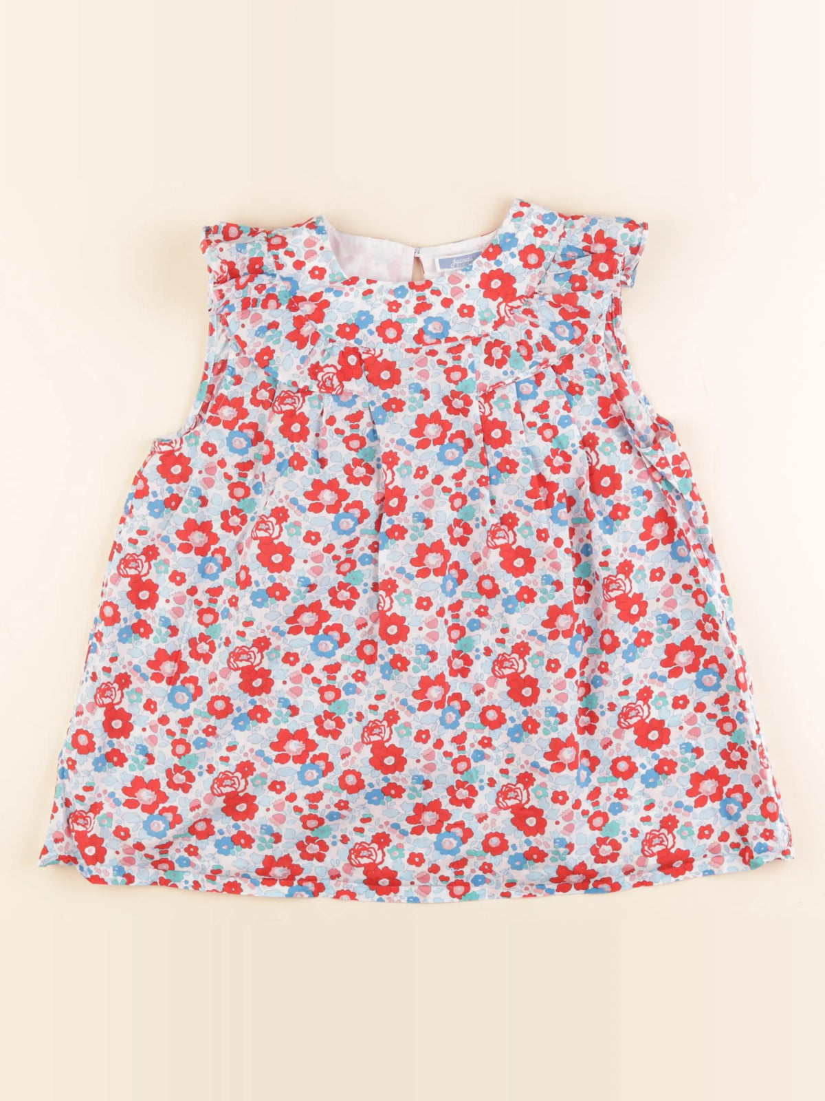 Jacadi - blouse liberty multicolore - 12 ans