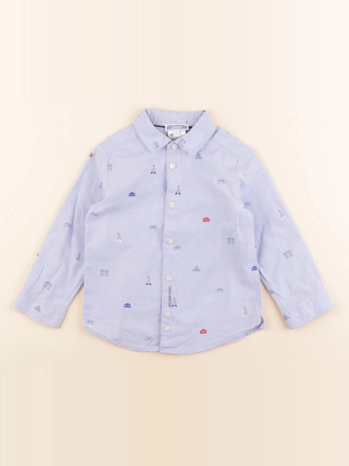 Jacadi - chemise bleu - 3 ans