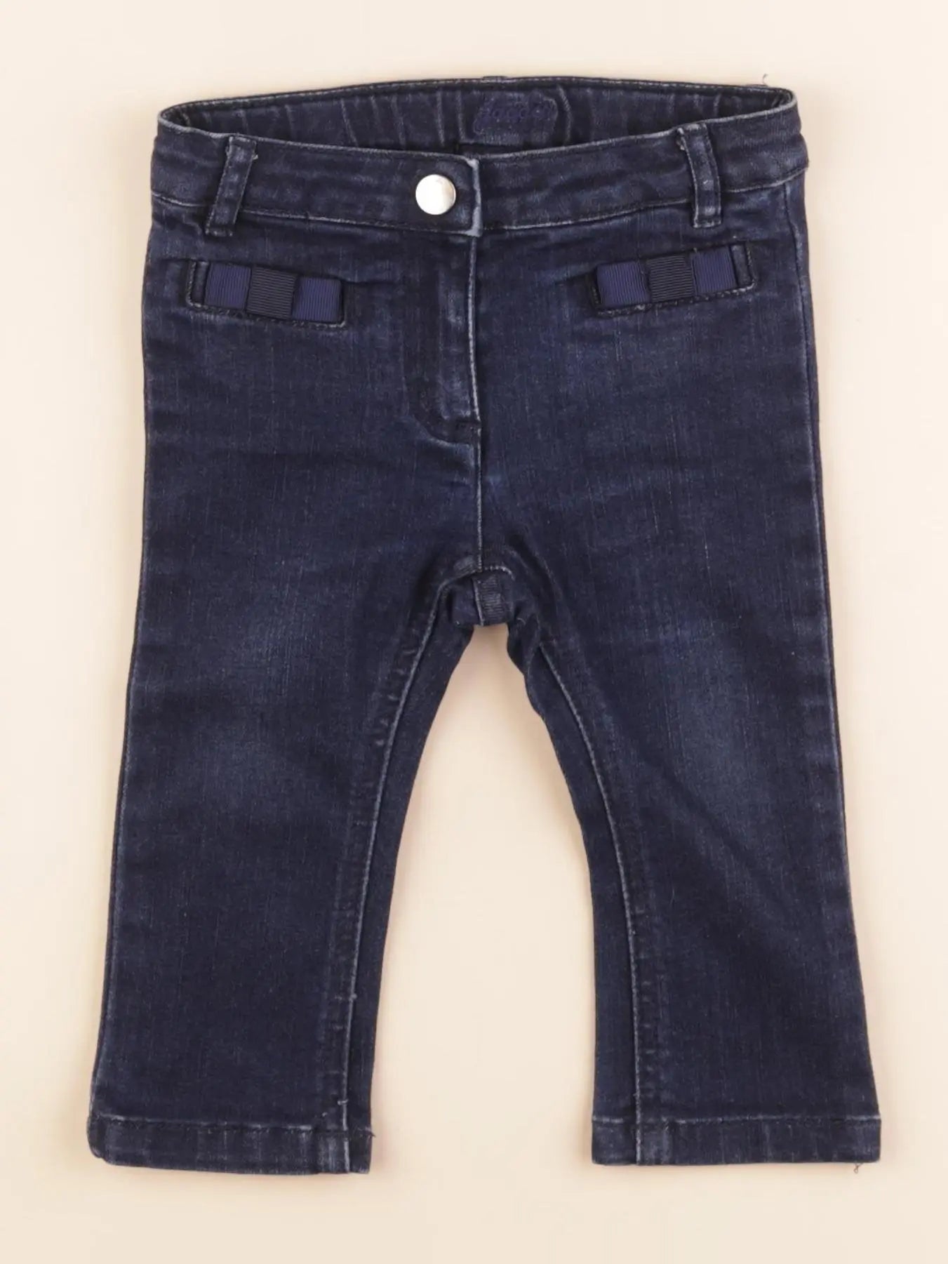 Jacadi - jean bleu - 12 mois