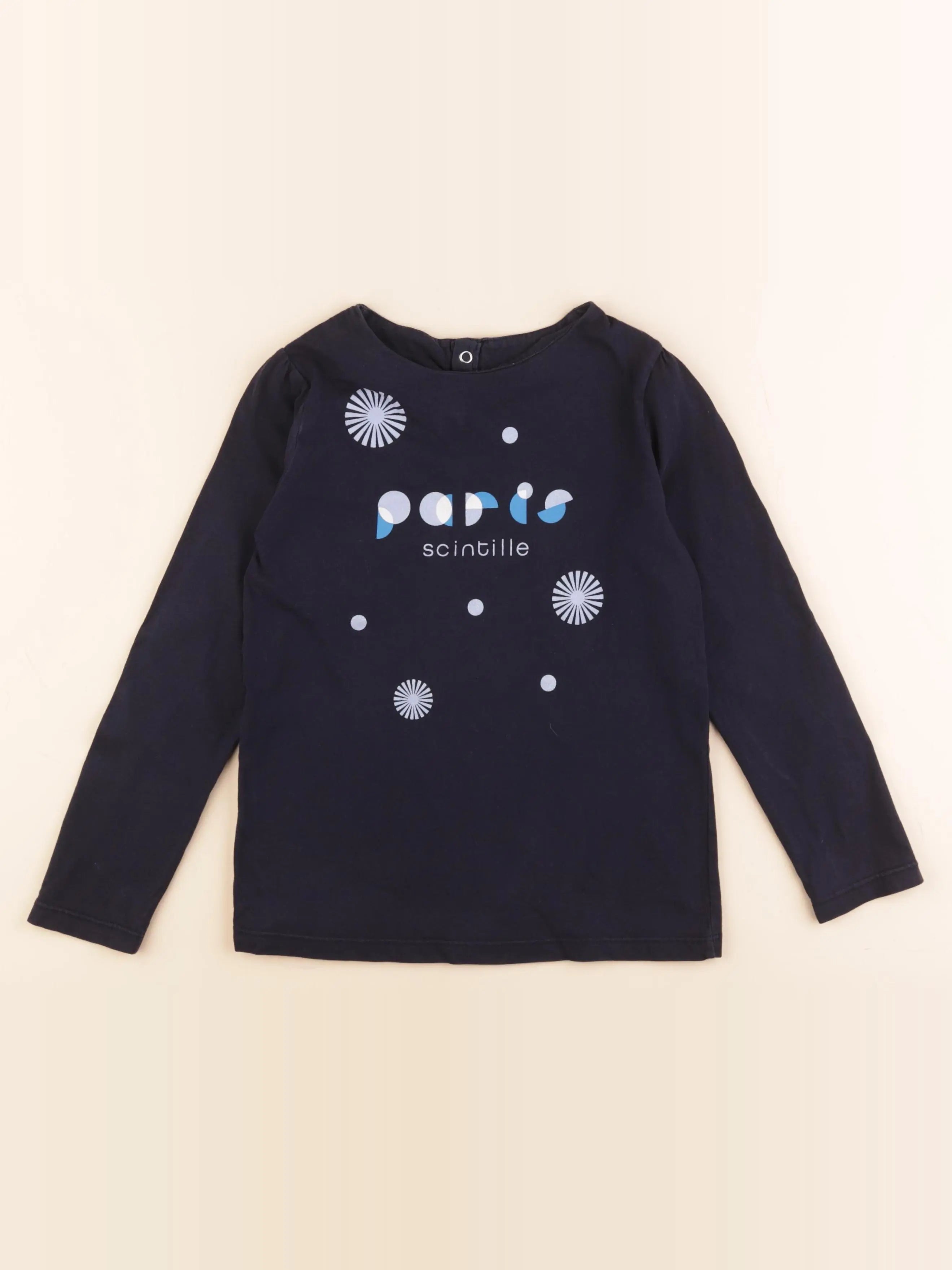 Jacadi - tee-shirt bleu - 8 ans