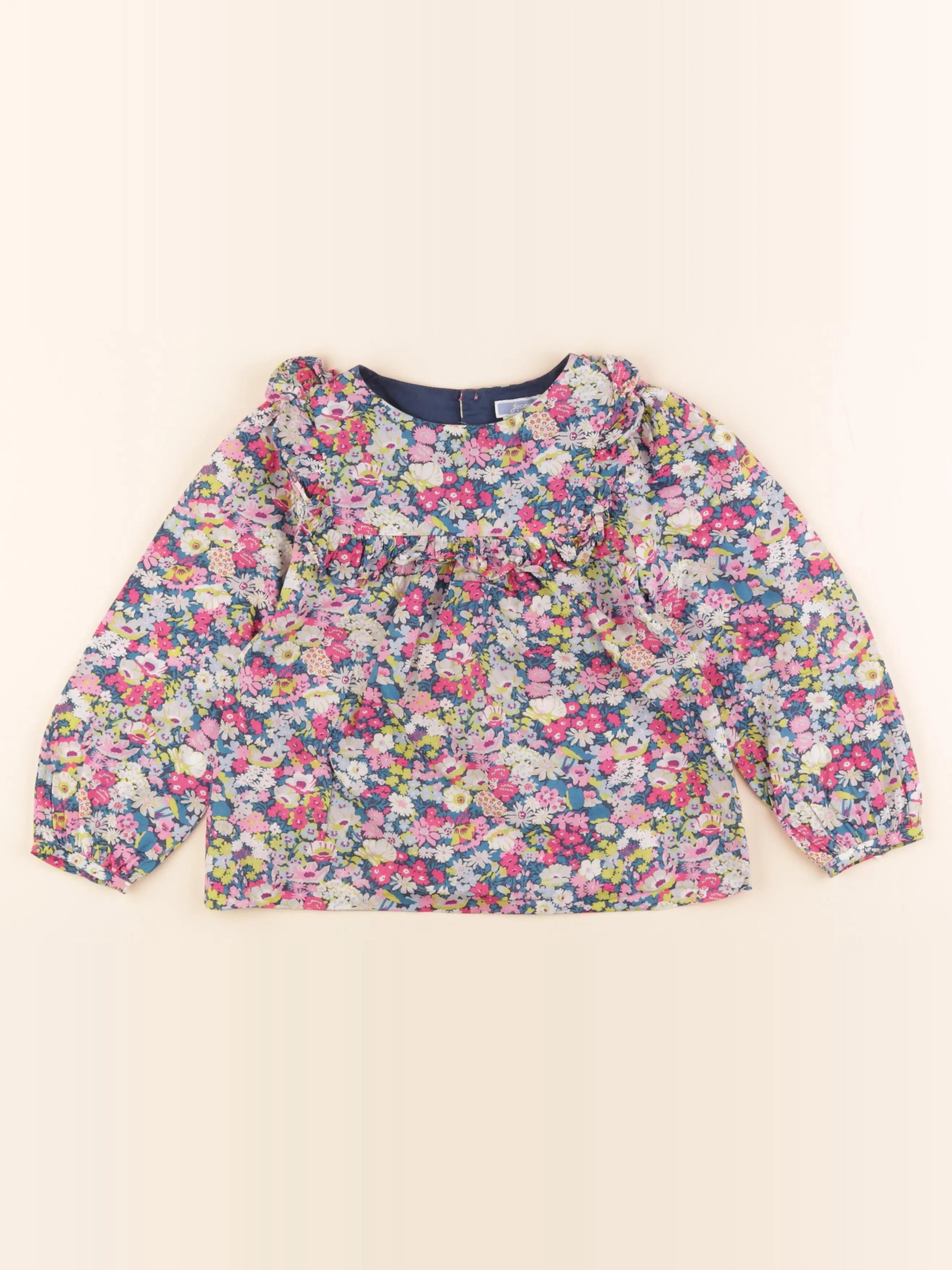 Jacadi - blouse liberty multicolore - 6 ans