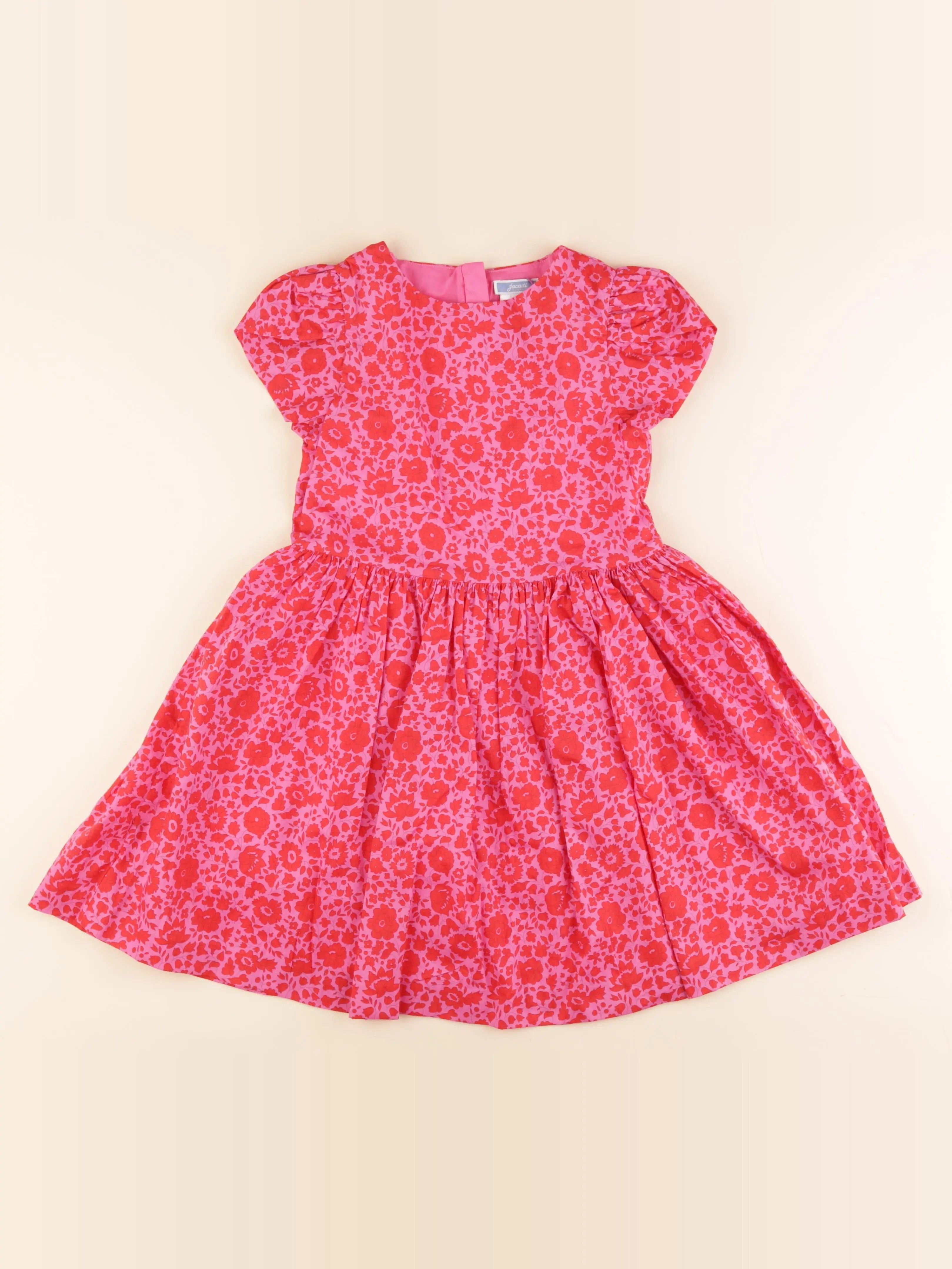Jacadi - robe liberty rose - 8 ans