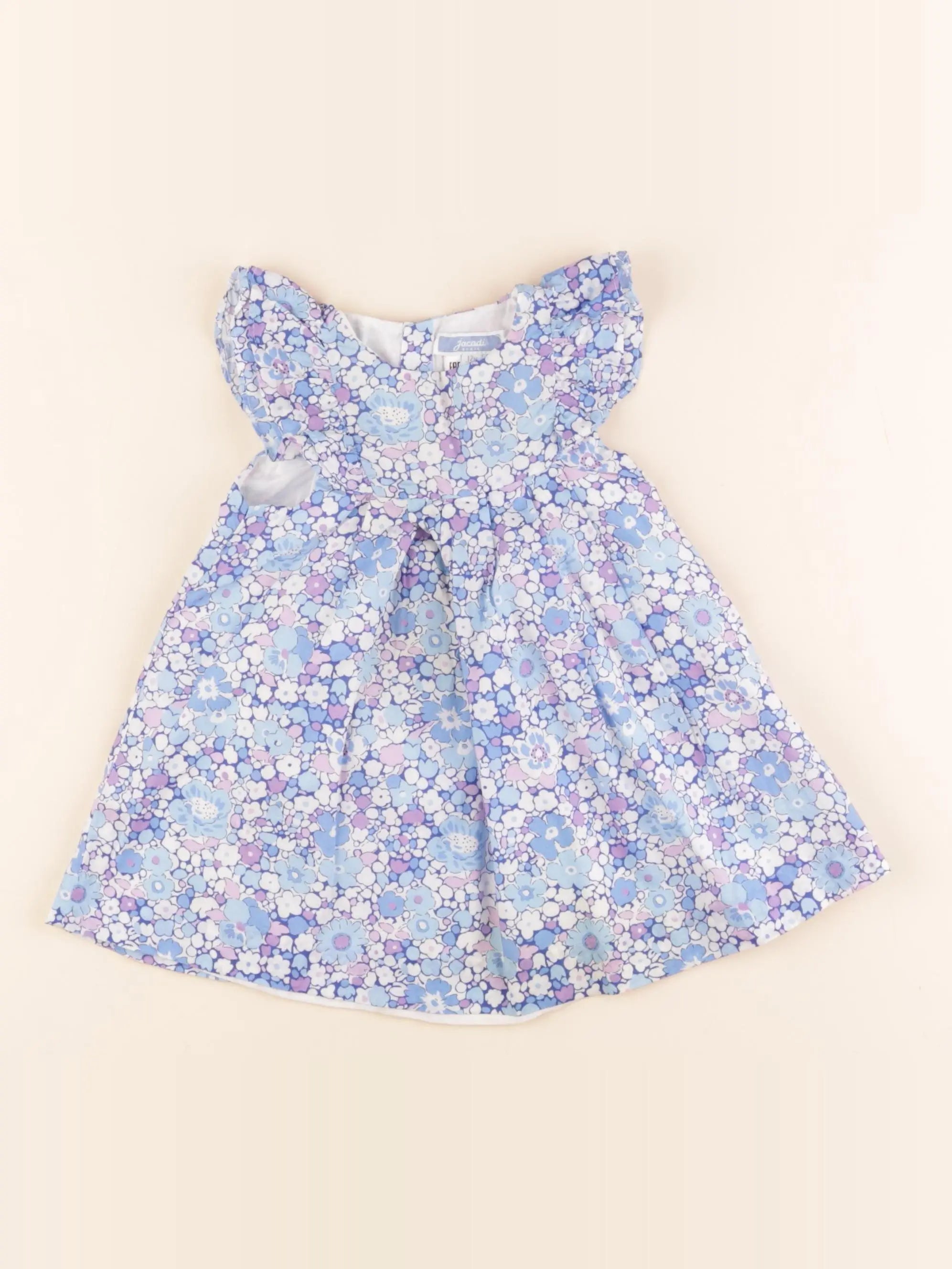 Jacadi - robe liberty bleu - 12 mois