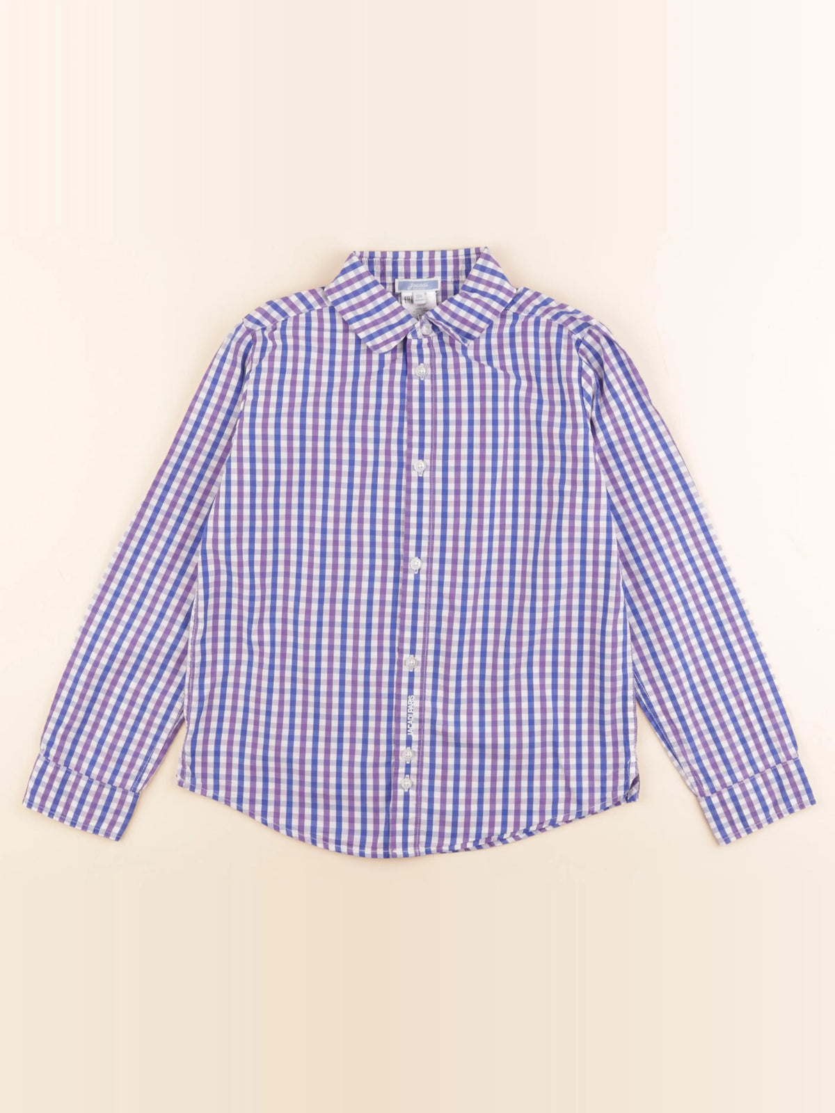 Jacadi - chemise bleu, violet - 10 ans