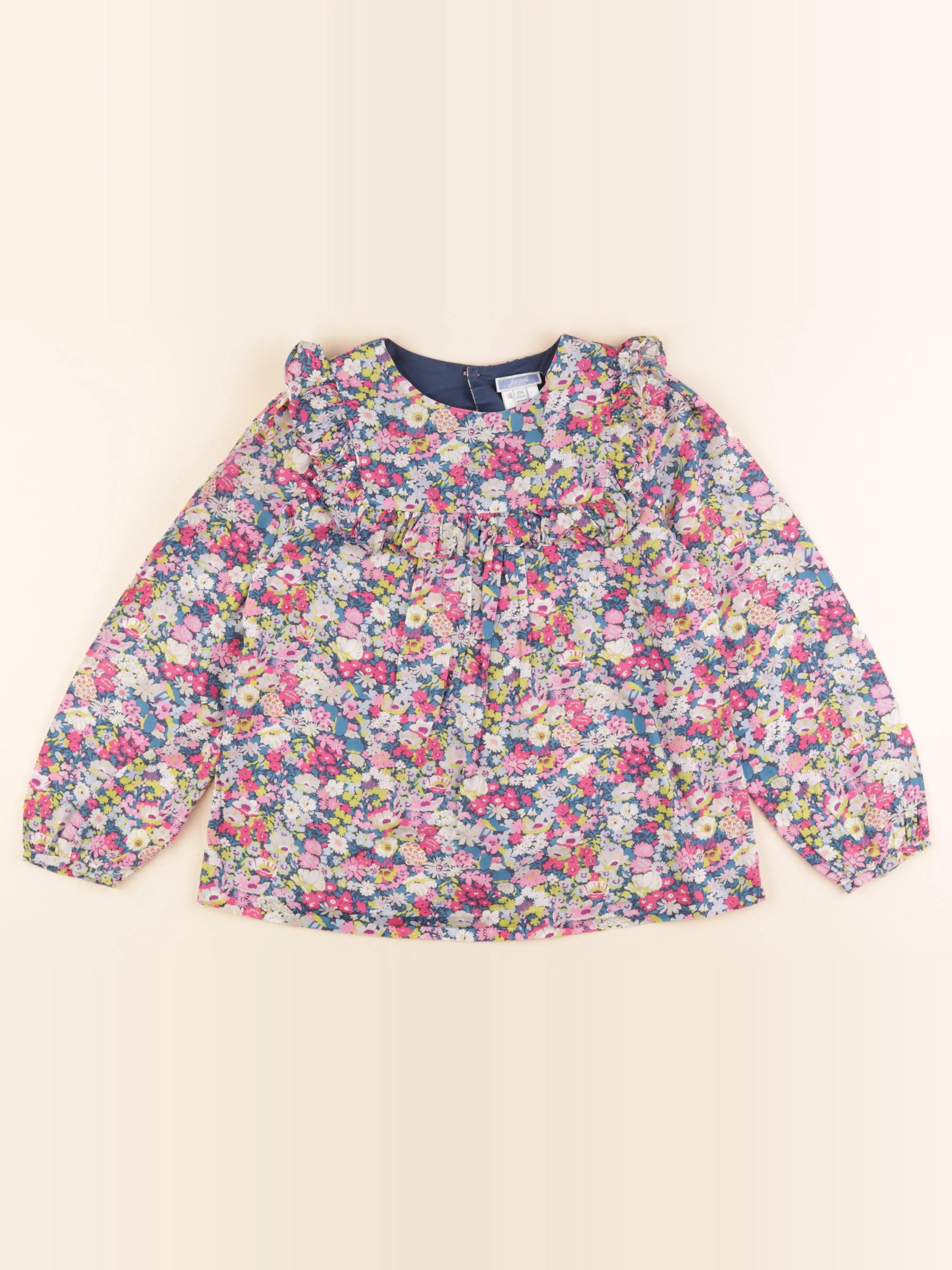Jacadi - blouse liberty multicolore - 10 ans