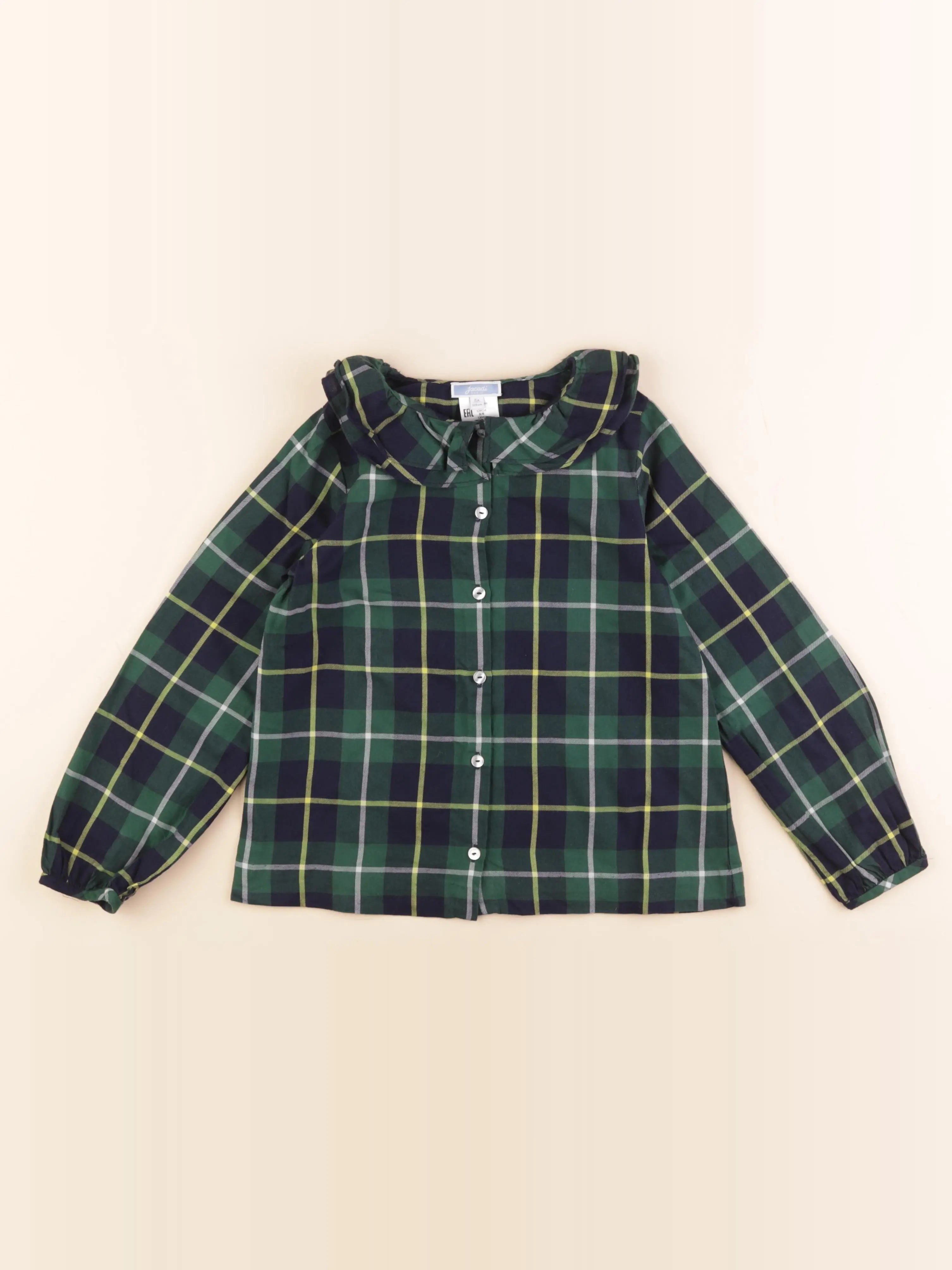 Jacadi - blouse bleu, vert - 8 ans
