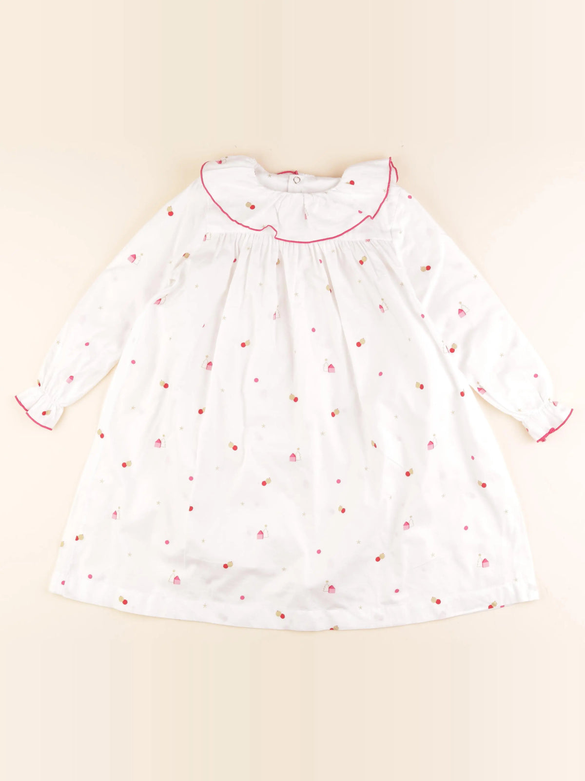 Jacadi - chemise de nuit coton blanc - 6 ans