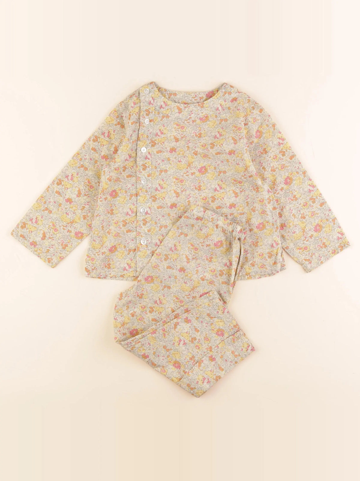 Bonton - pyjama coton jaune - 3 ans