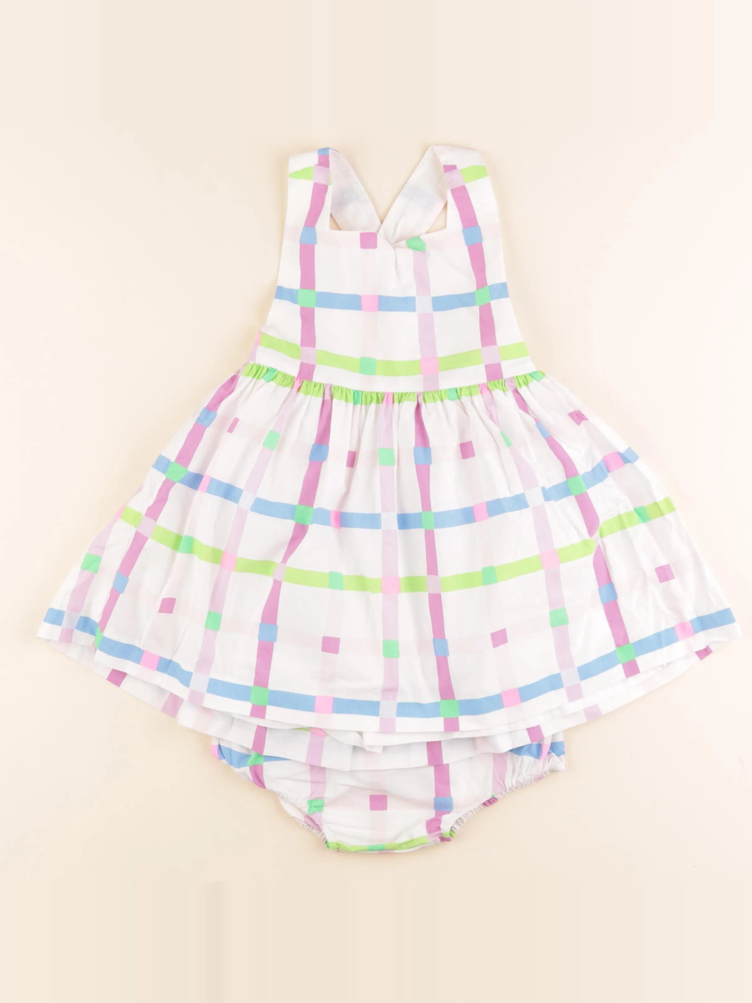 Jacadi - robe blanc, multicolore - 36 mois