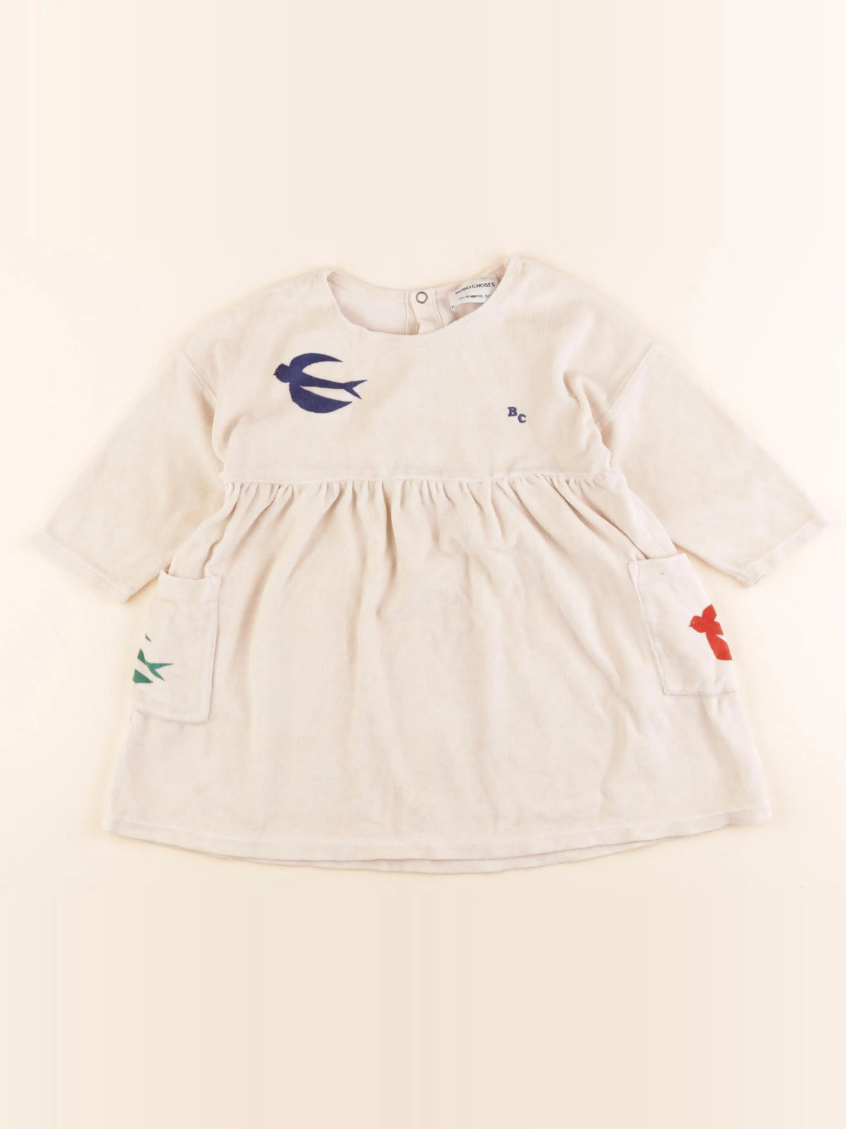 Bobo Choses - robe beige - 24/36 mois