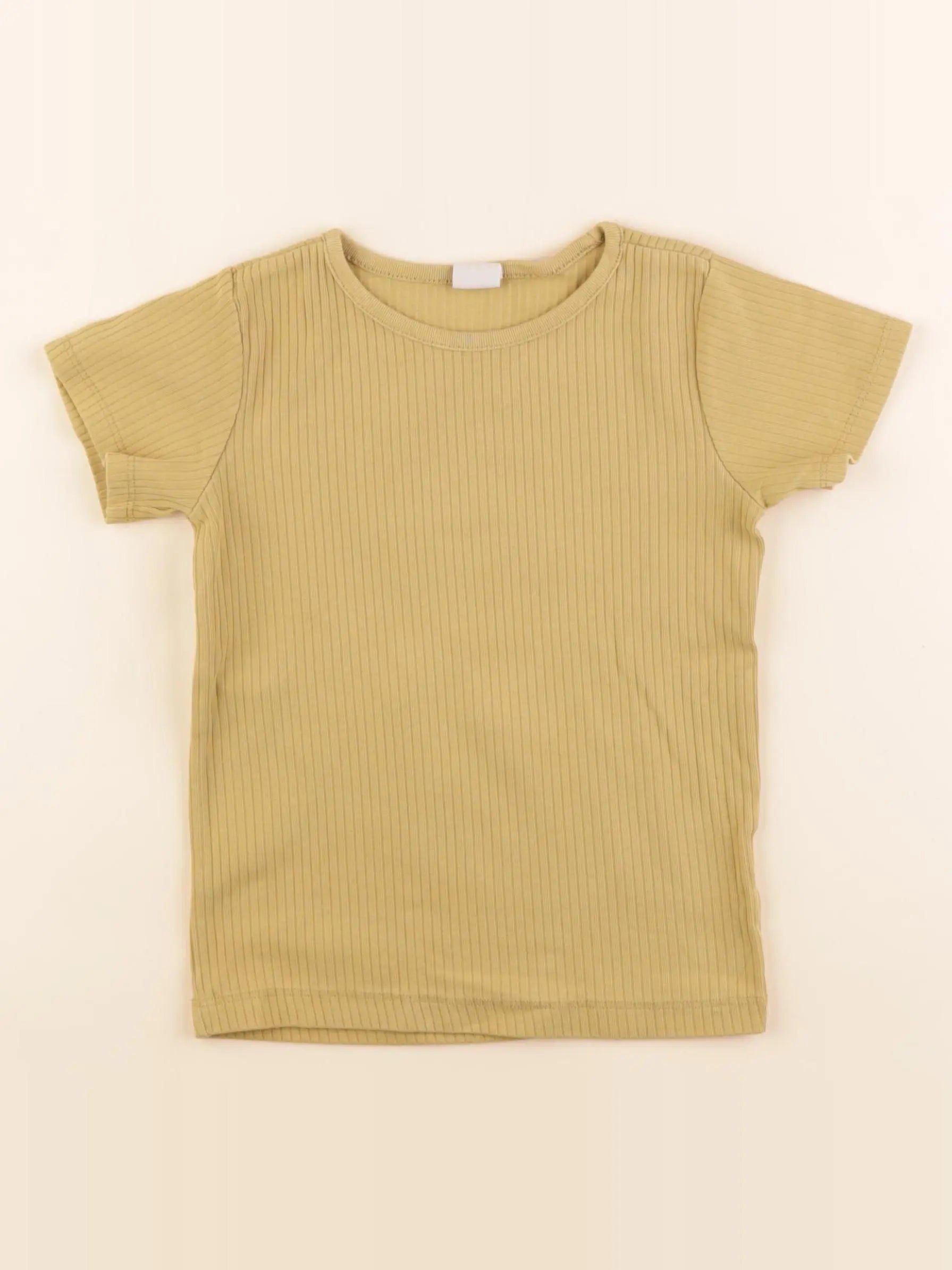 H&M - tee-shirt jaune - 3/4 ans