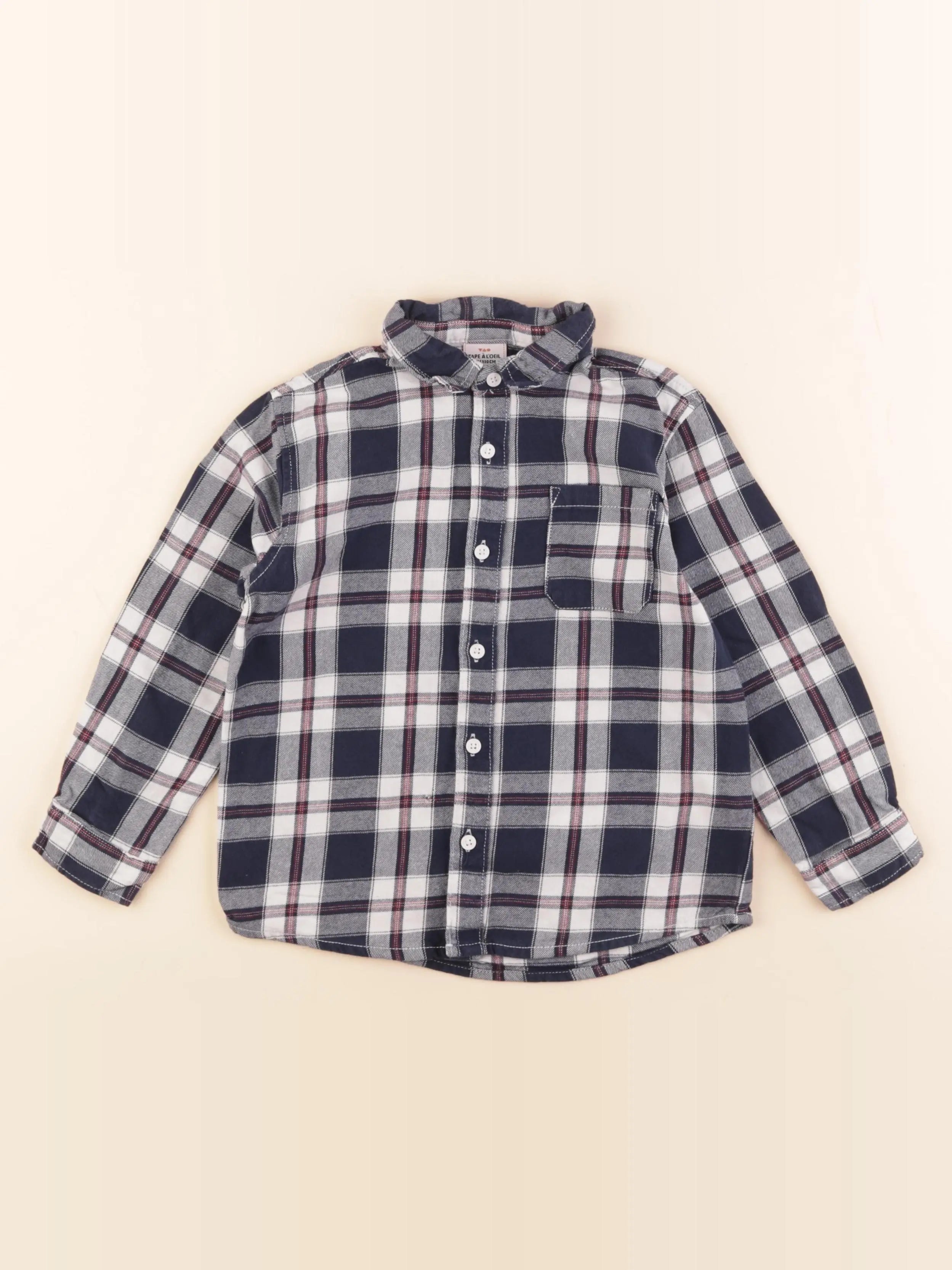 Tape à l'oeil - chemise bleu - 5 ans