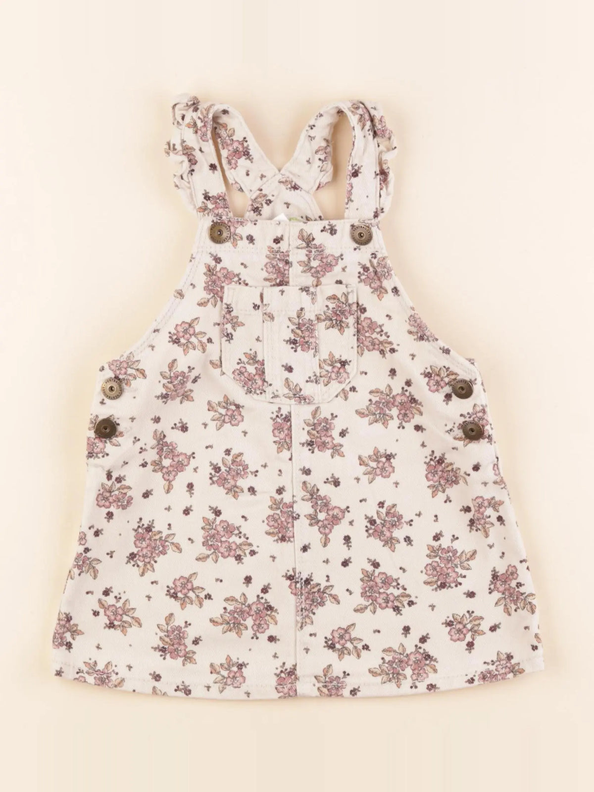Vertbaudet - robe beige - 2 ans