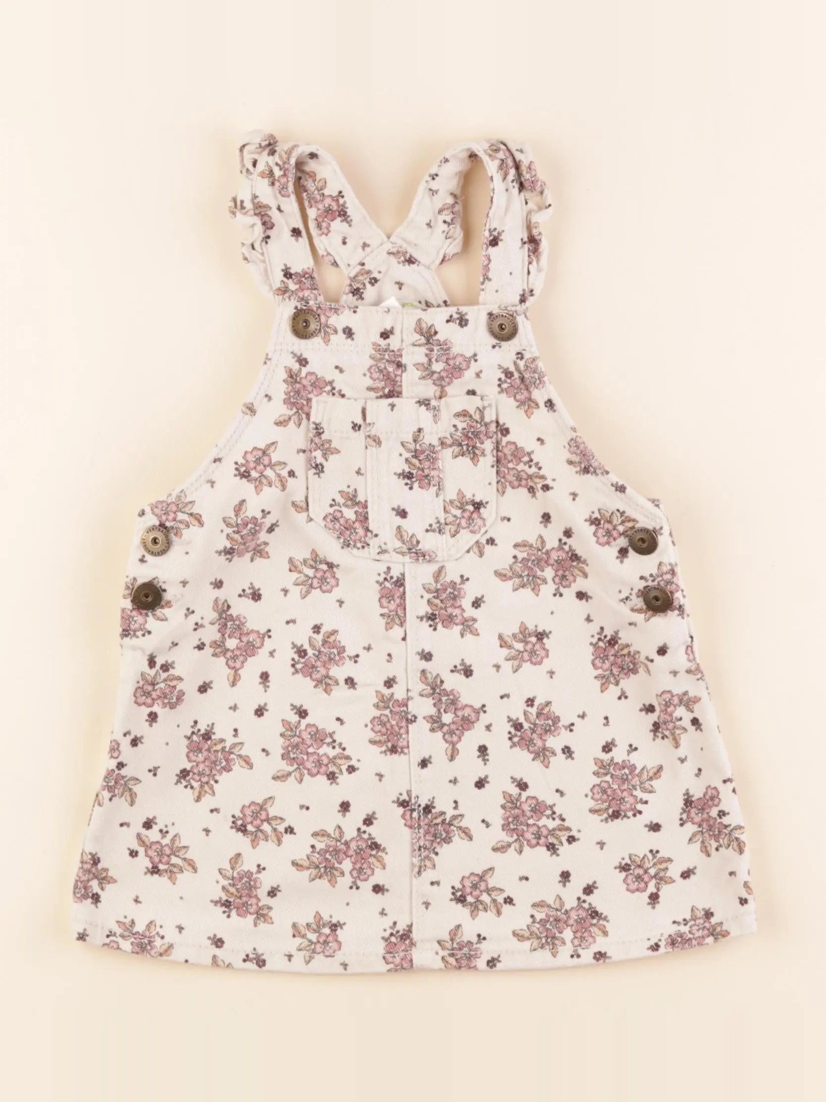 Vertbaudet - robe beige - 2 ans