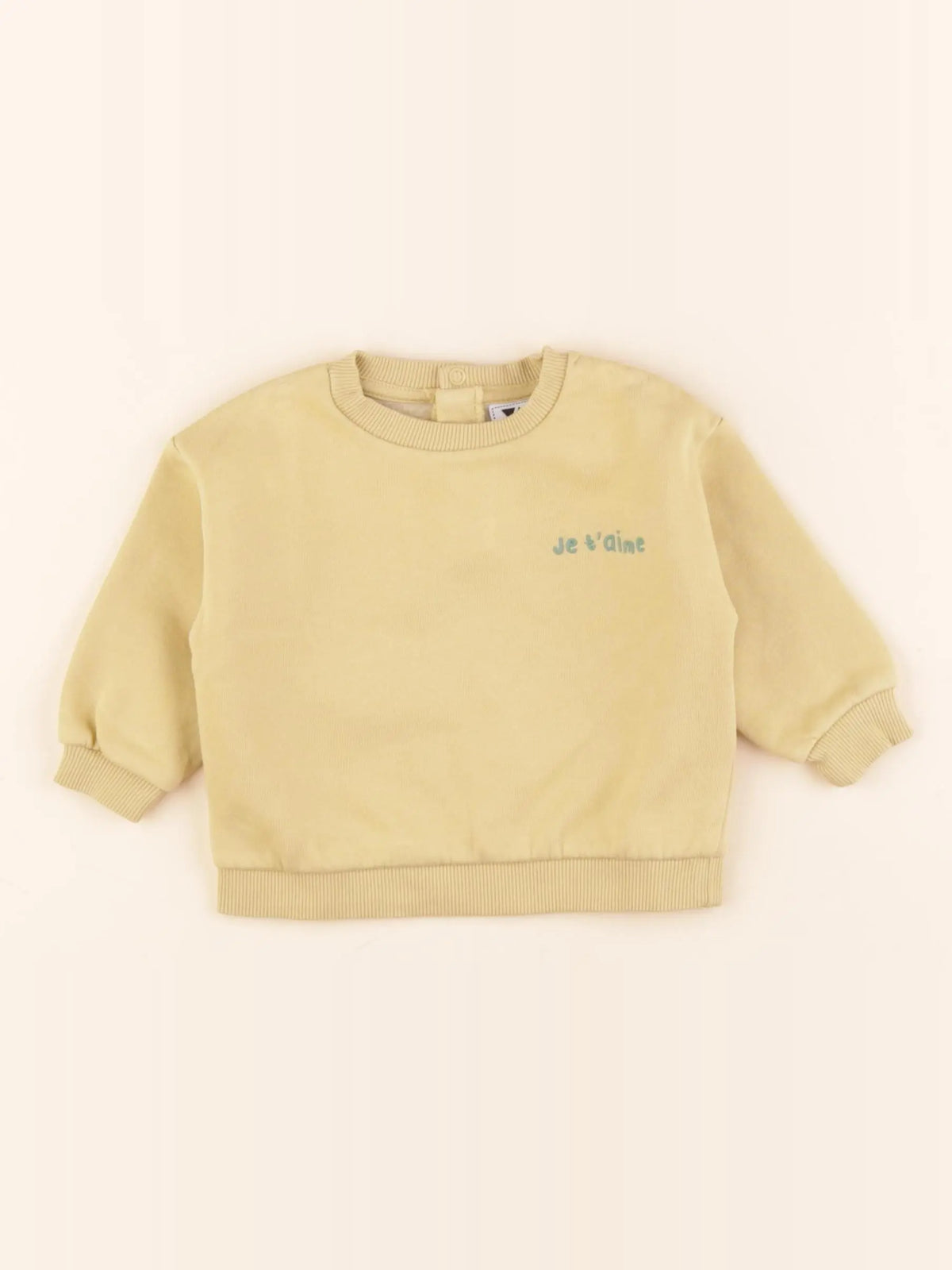 Tape à l'oeil - sweat jaune - 6 mois