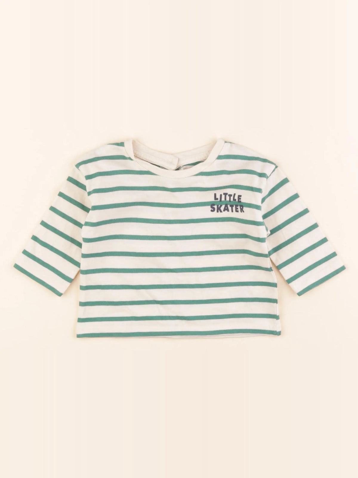 Vertbaudet - tee-shirt vert - 6 mois