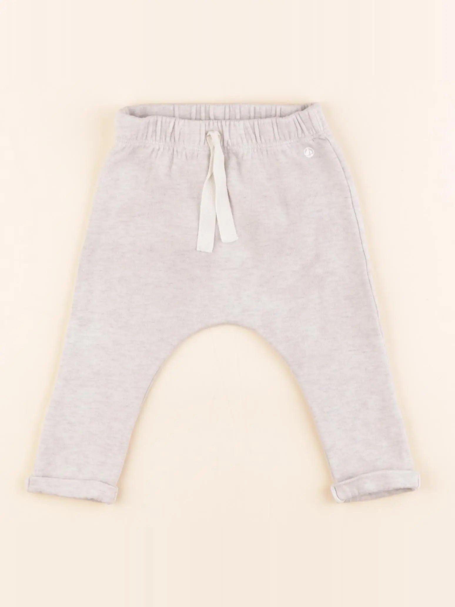Petit Bateau - sarouel gris - 6 mois