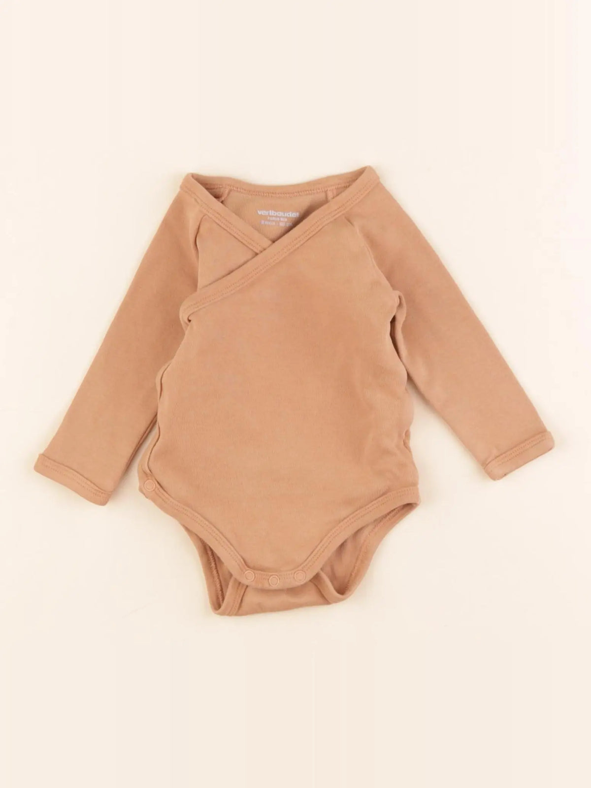 Vertbaudet - body marron - 3 mois