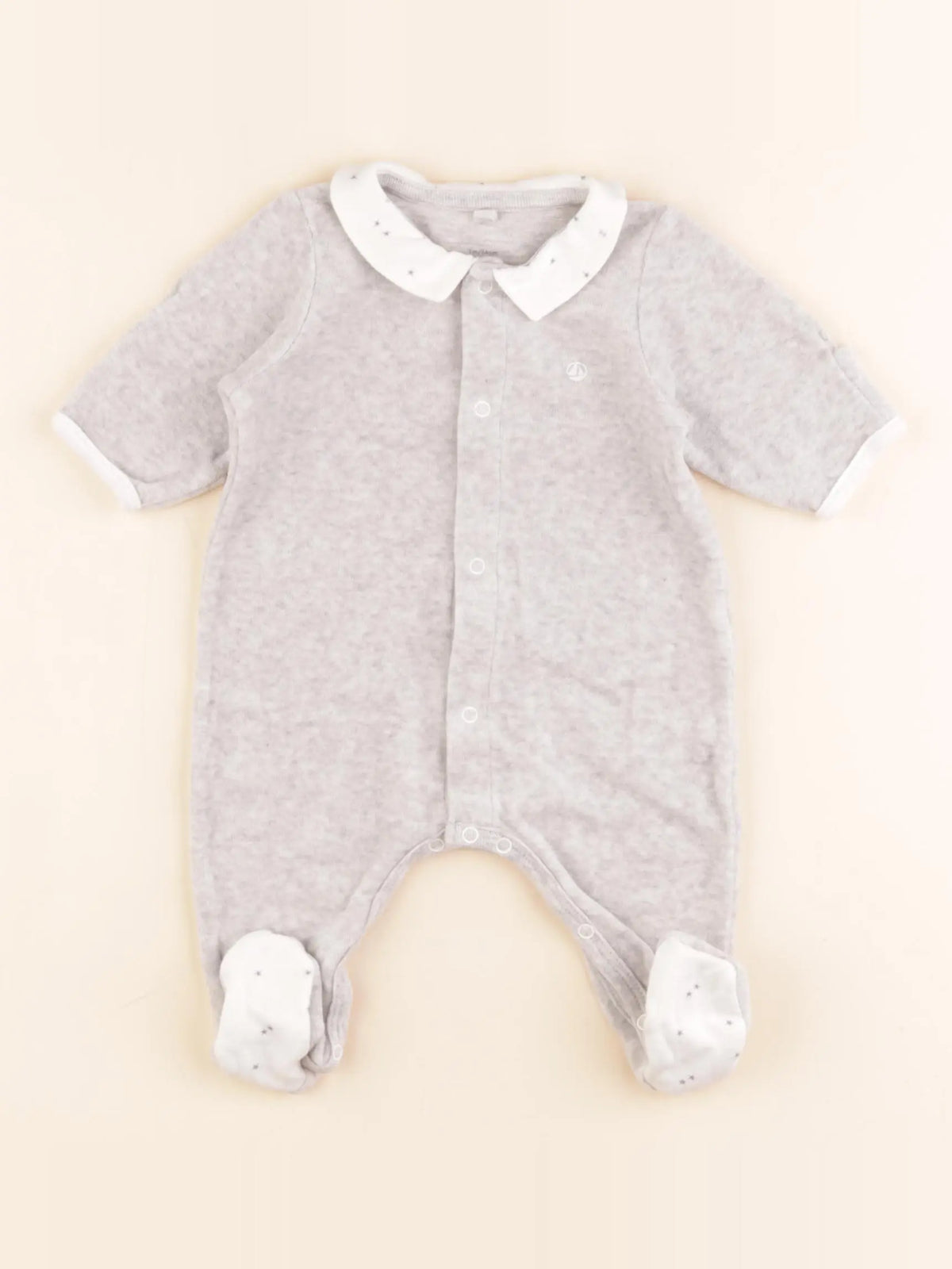 Pyjama velours gris