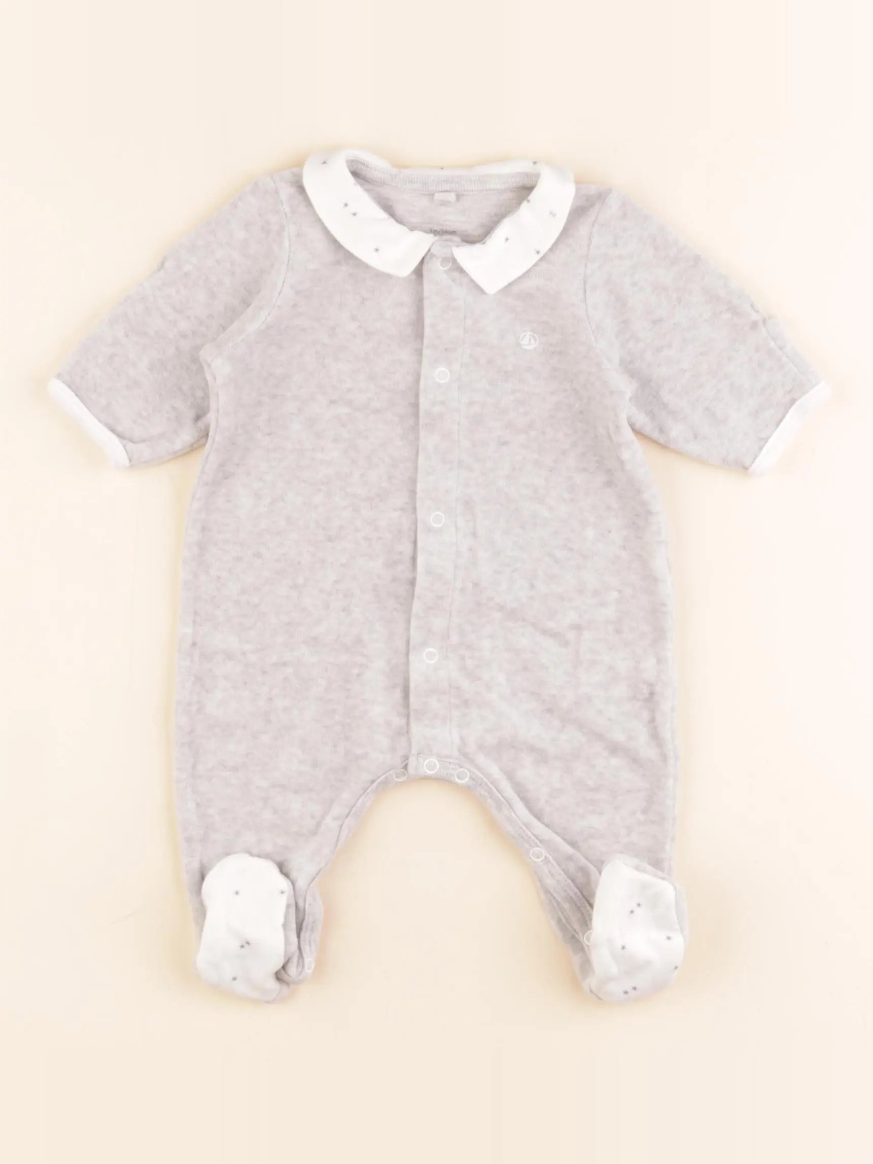 Pyjama velours gris