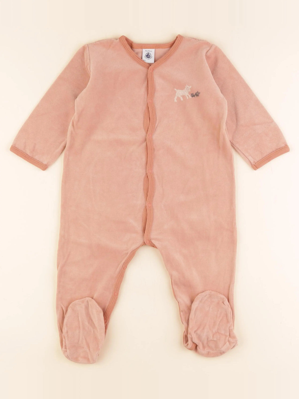 Pyjama velours rose