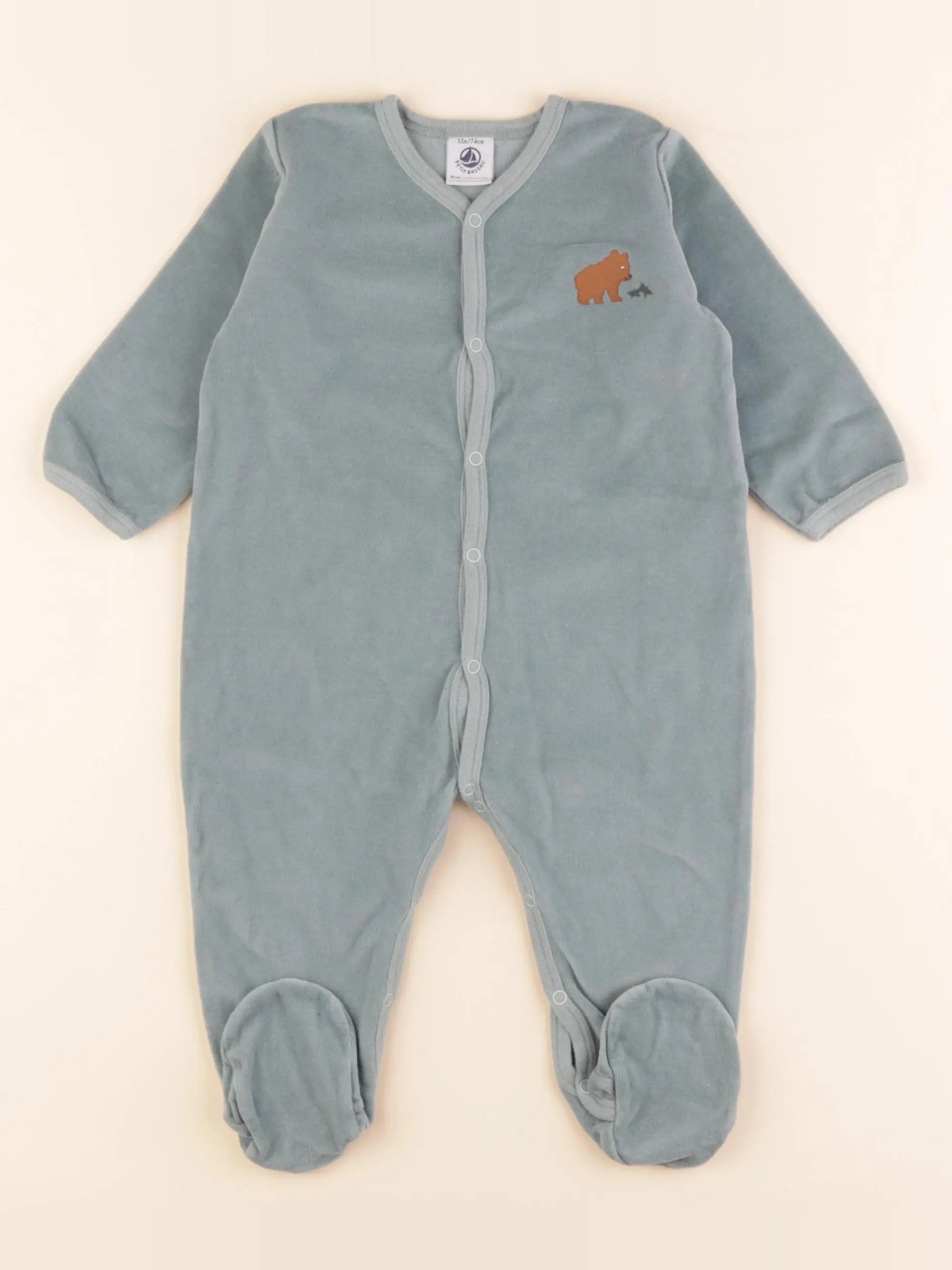 Pyjama velours vert