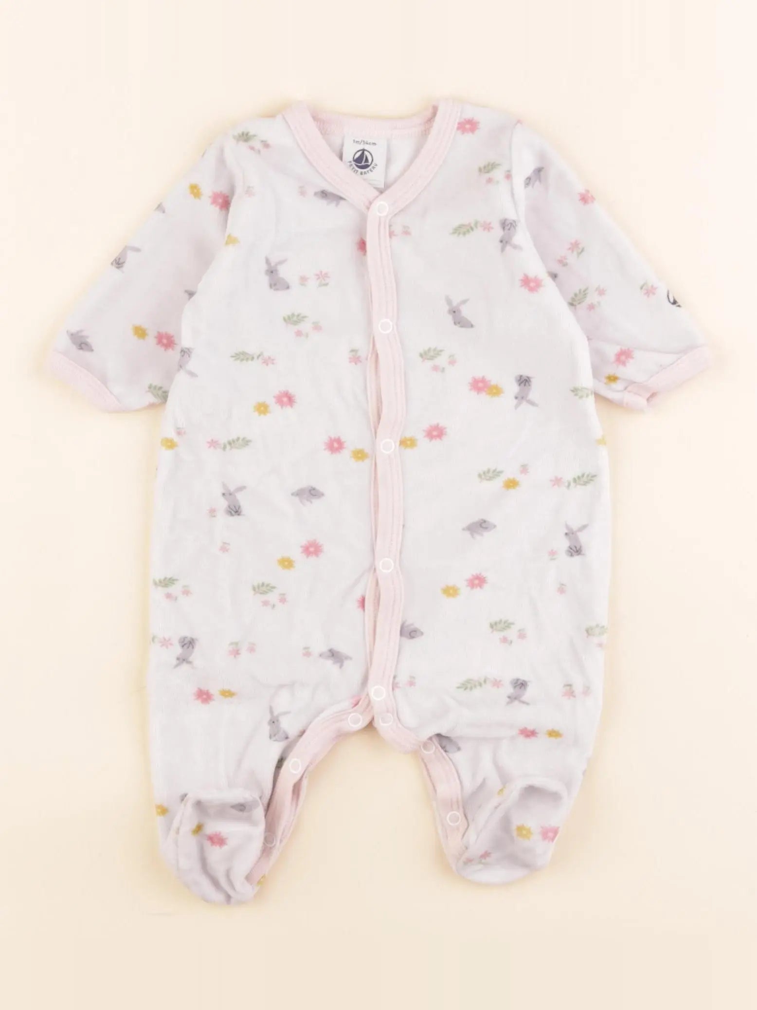 Pyjama velours blanc
