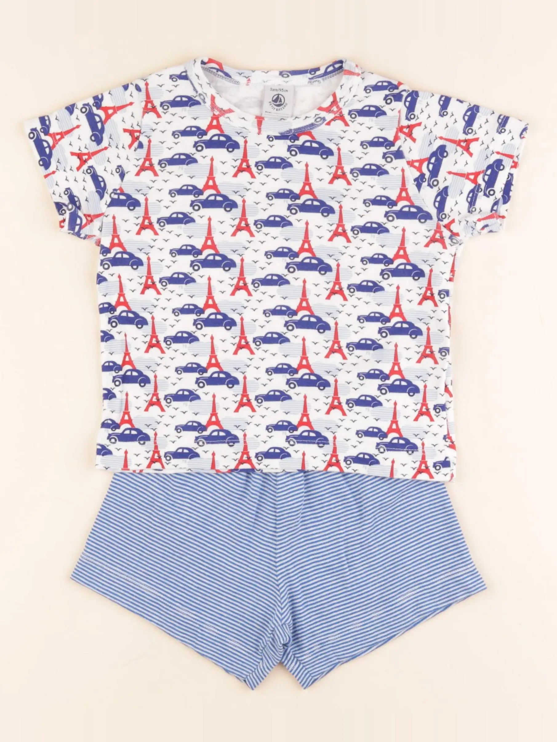 Pyjama coton bleu