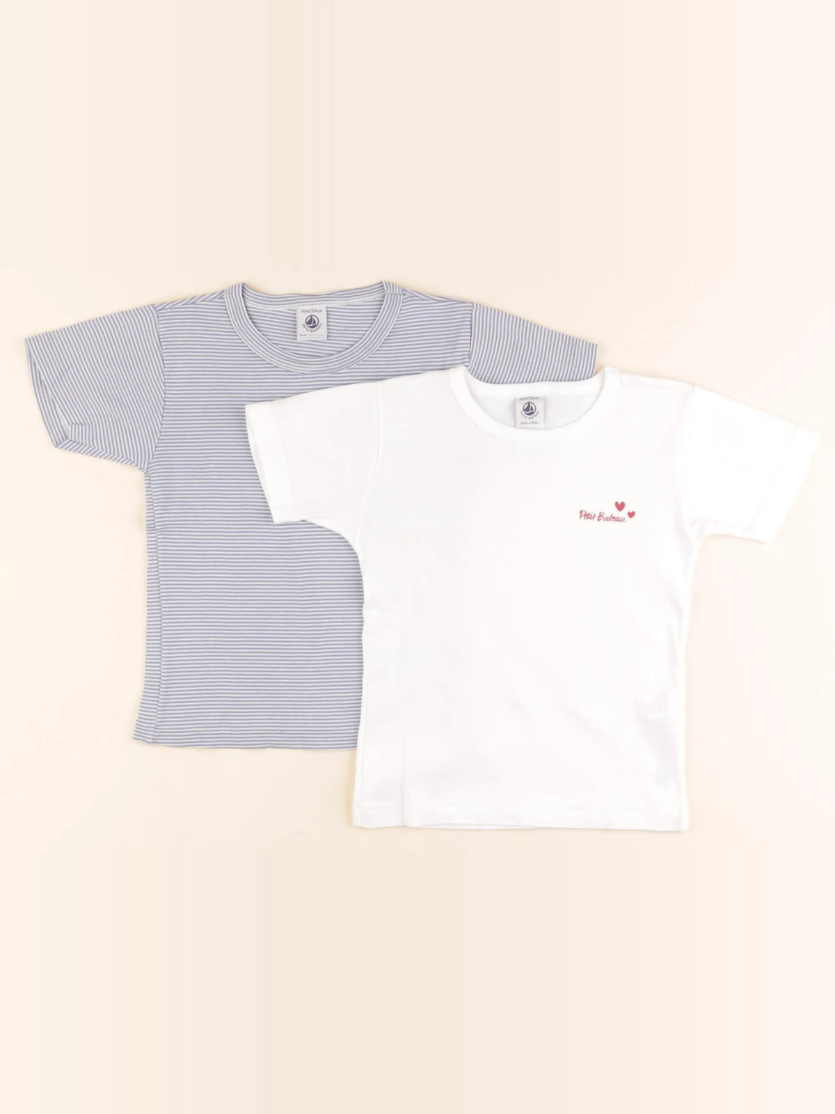 Maillot de corps blanc, bleu