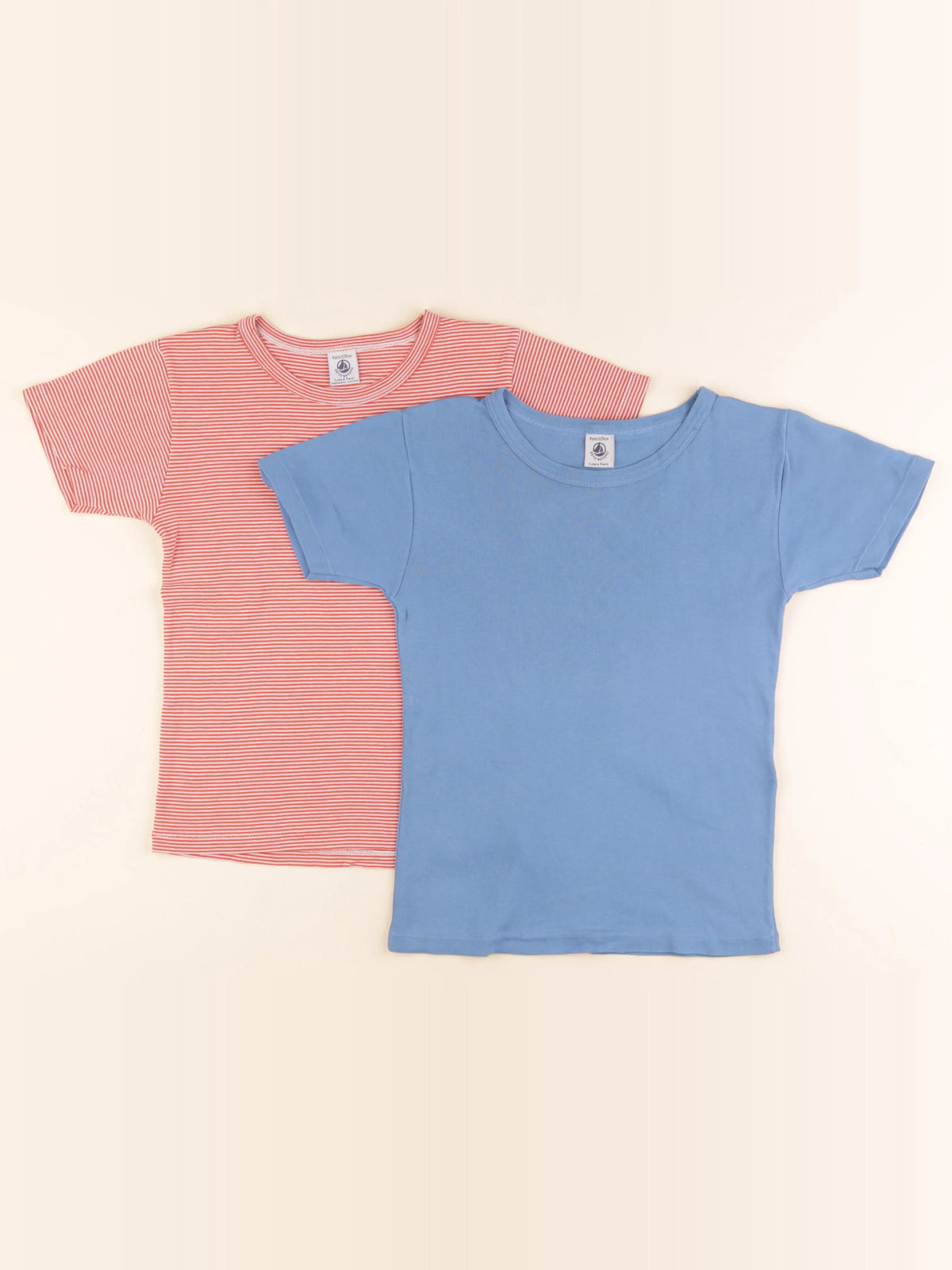 Lot de 2 maillots de corps bleu, rouge