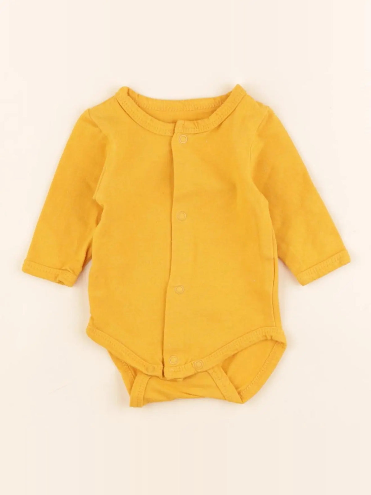 Vertbaudet - body jaune - 1 mois