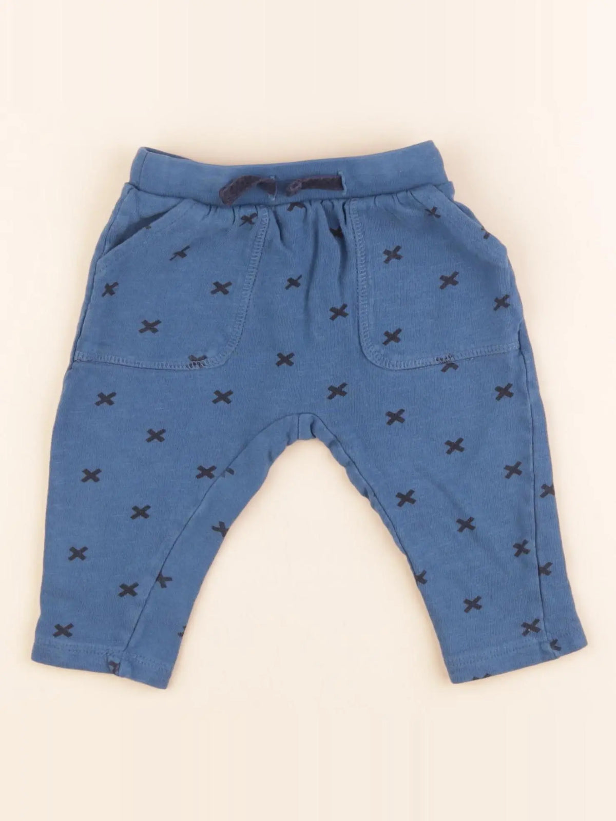 Vertbaudet - jogging bleu - 6 mois