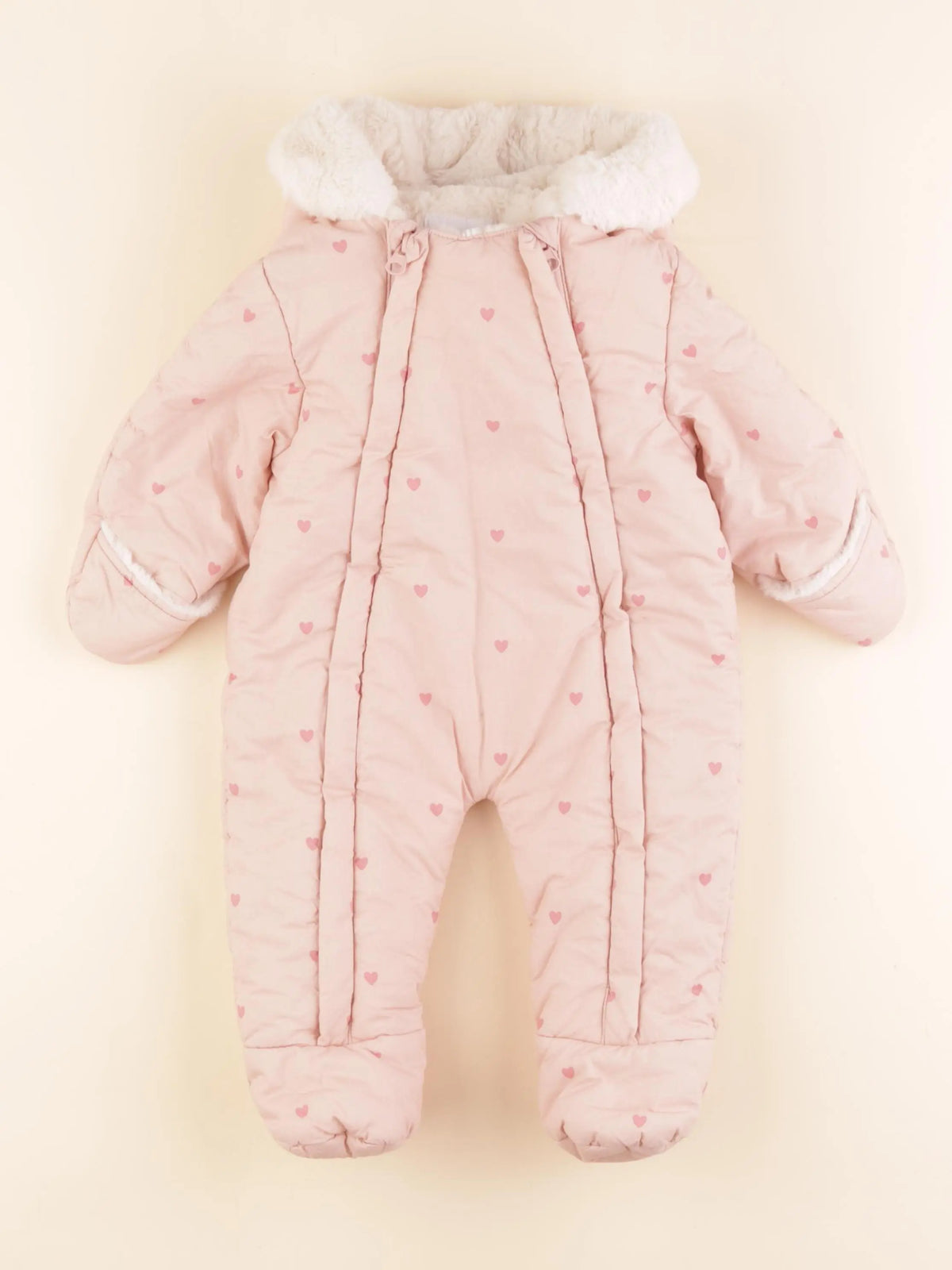 Vertbaudet - combi-pilote rose - 6 mois