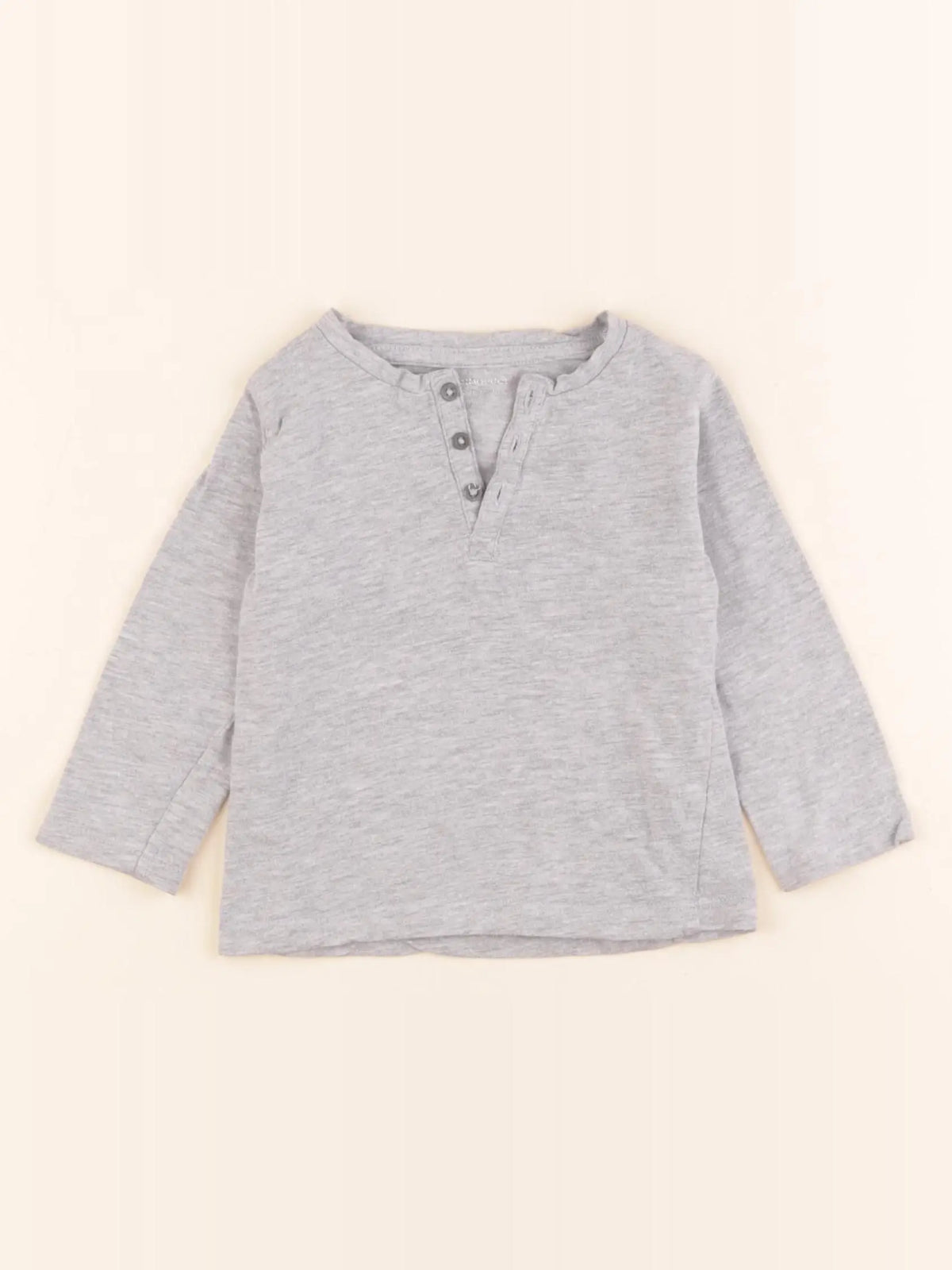 Vertbaudet - tee-shirt gris - 9 mois