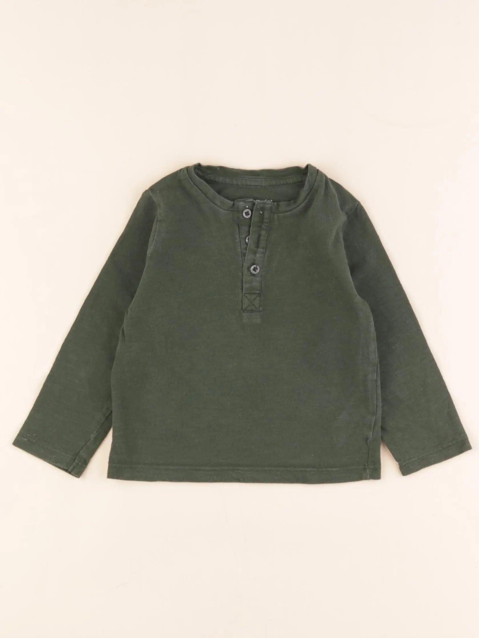 Vertbaudet - tee-shirt vert - 9 mois