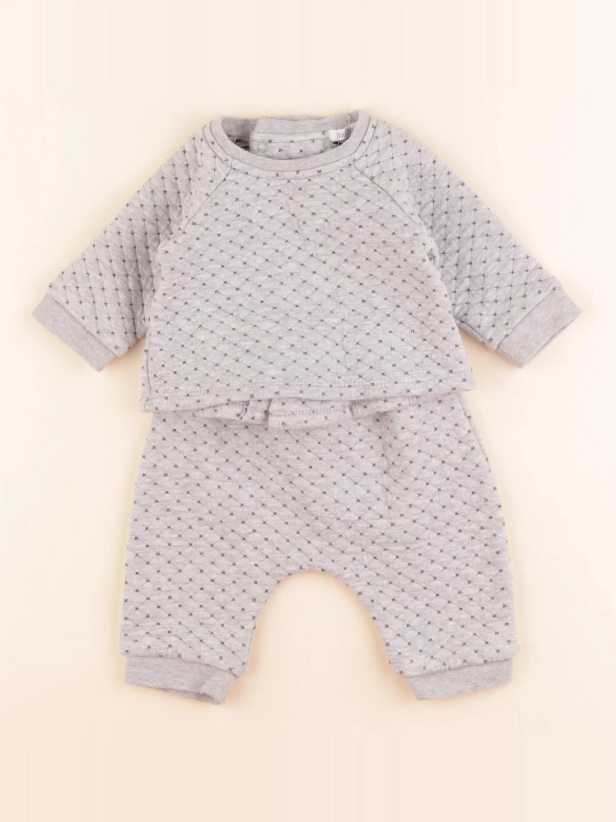 Boutchou - ensemble gris - 3 mois
