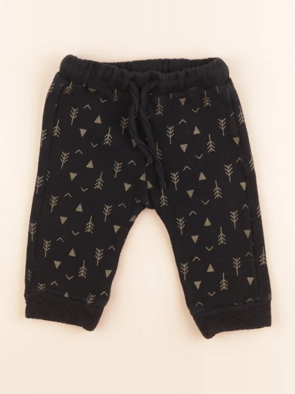 Blune - jogging noir, or - 6 mois